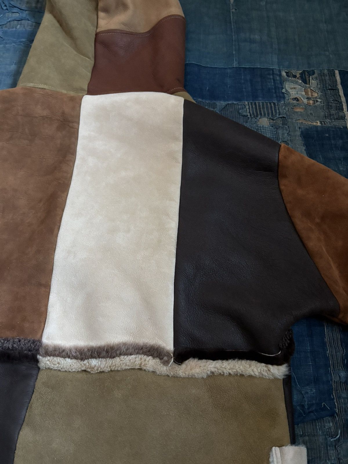 Kapital Kountry Kapital mouton patchwork hoodie Size US L / EU 52-54 / 3 - 11 Thumbnail