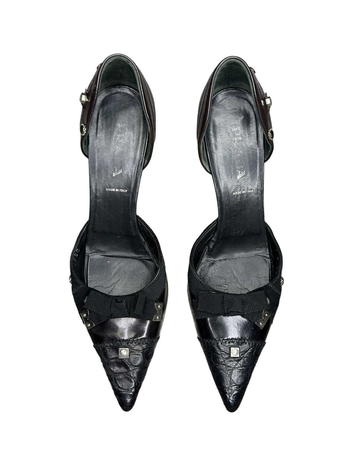 Prada 00s Collage Heels Size US 7 / IT 37 - 2 Thumbnail
