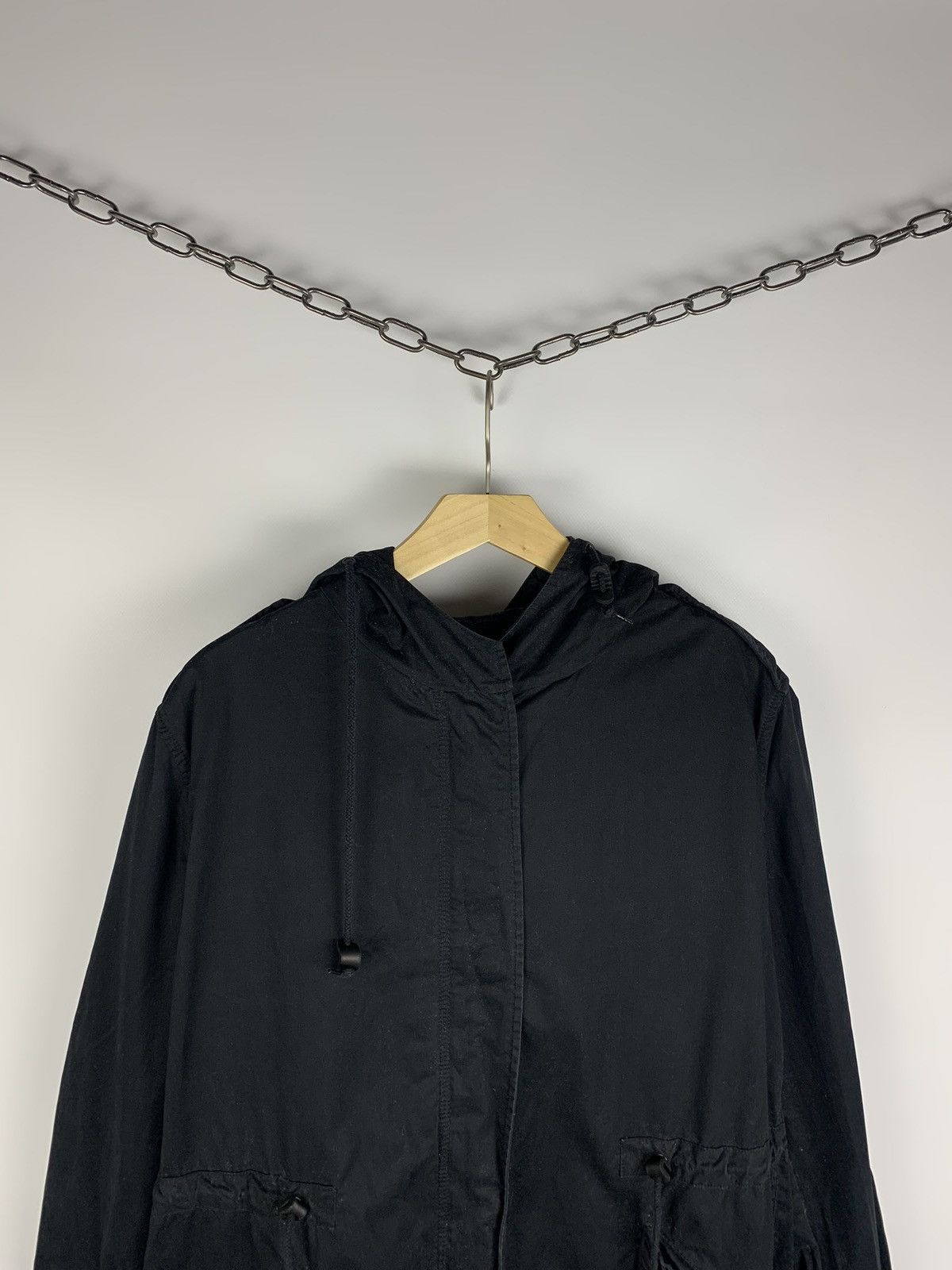 Allsaints Allsaints Caden Parka Coat Jacket Women’s Size 10 Black Top Size M / US 6-8 / IT 42-44 - 3 Thumbnail