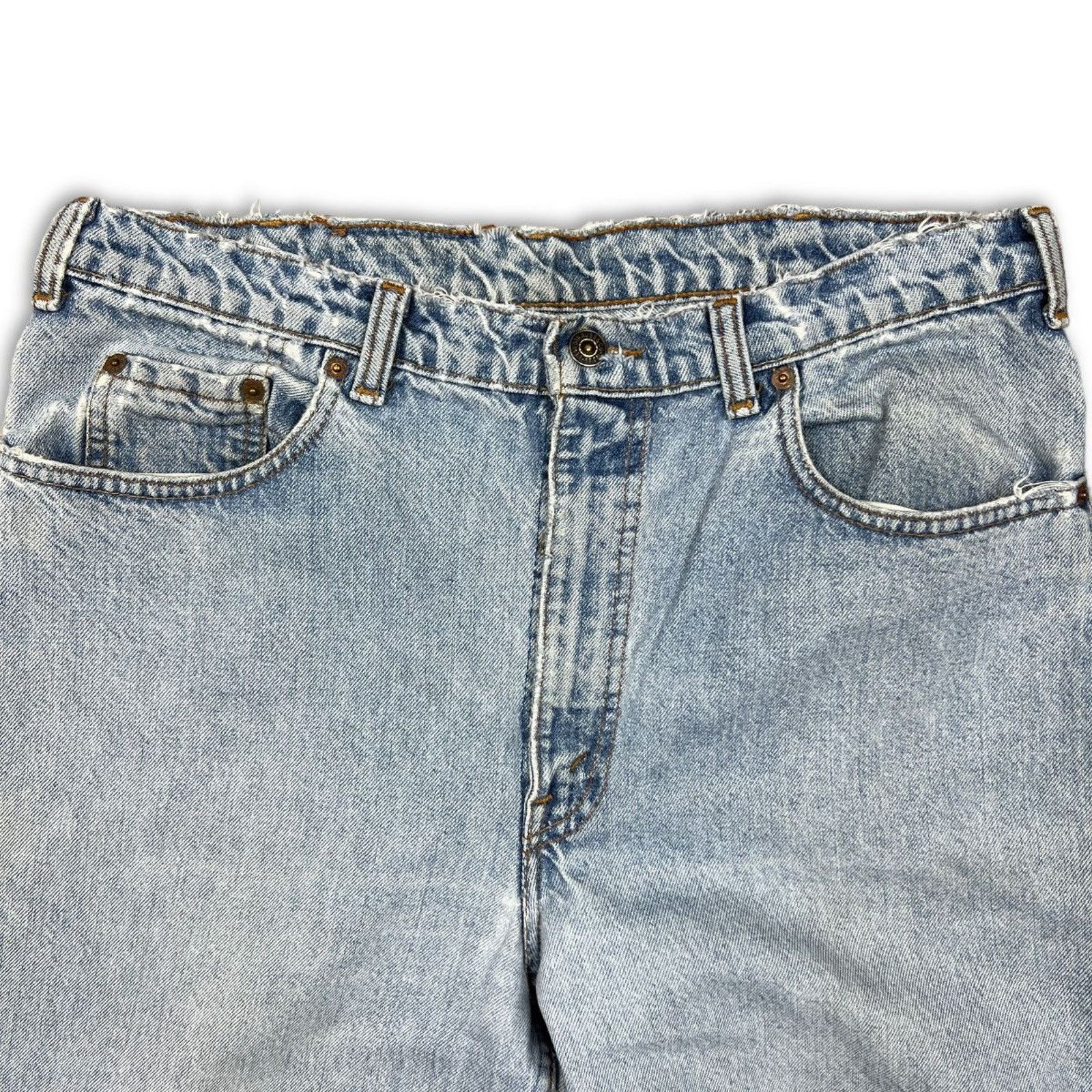 Levi's × Vintage Vintage Levi's 532 Jeans 34x32 Blue Thrashed 90s Denim Pants Size US 34 / EU 50 - 3 Thumbnail