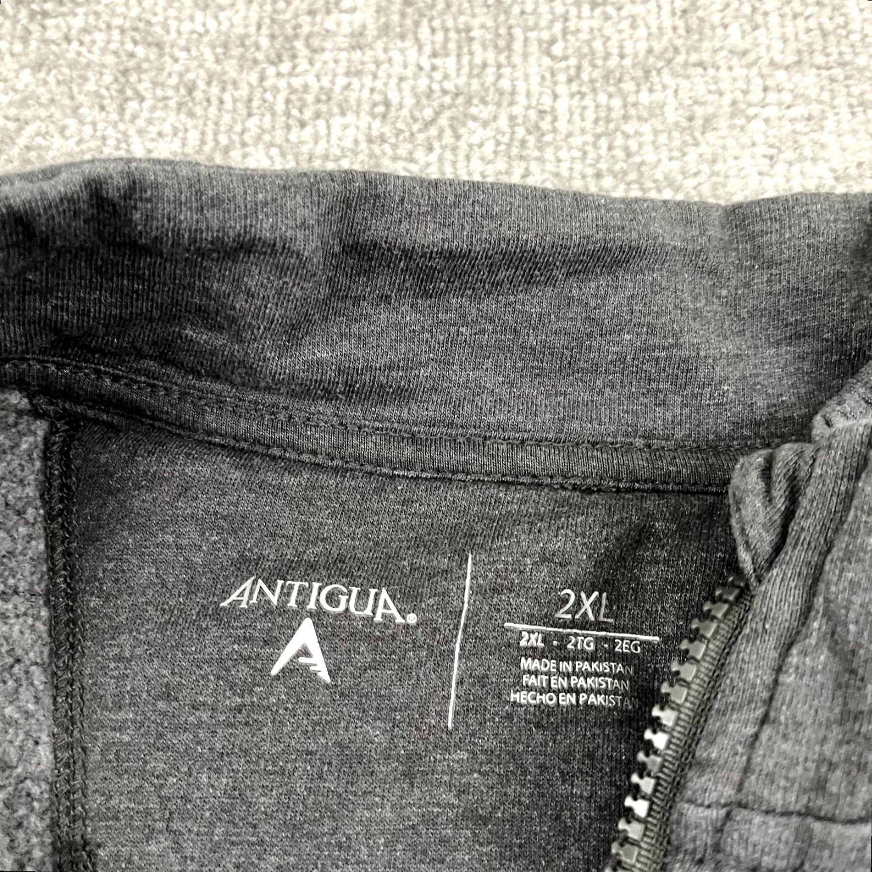 Vintage UNIVERSITY OF VIRGINIA HOOS Jacket Mens 2XL Gray Quarter Zip Pullover Sweater Size US XXL / EU 58 / 5 - 3 Thumbnail