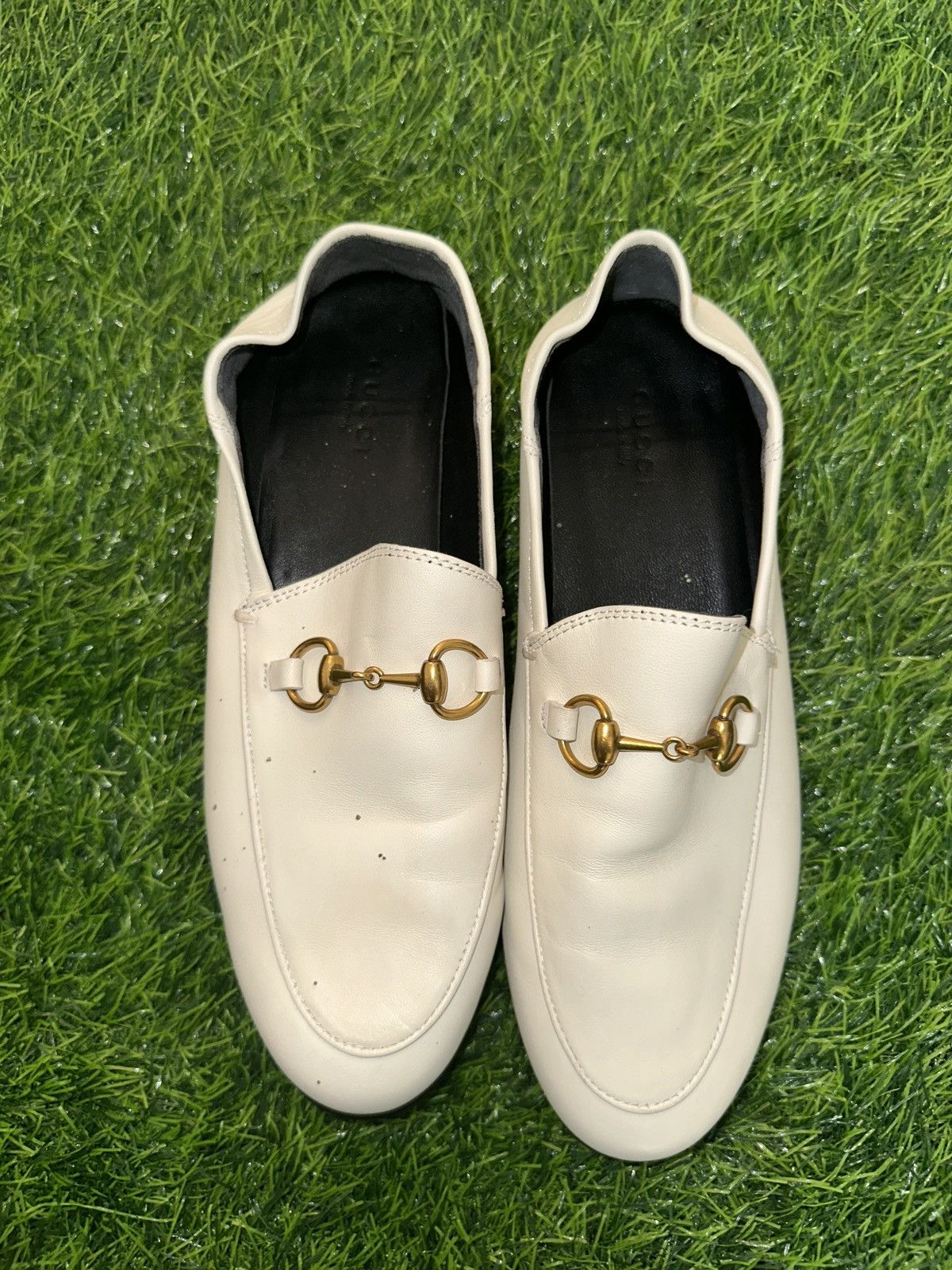 Gucci Gucci brixton leather leather horsebit loafer shoes size 37 Size US 5 / EU 37 - 3 Thumbnail