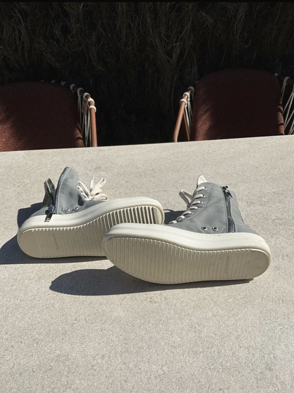 Rick Owens Drkshdw Rick Owens Drkshdw Canvas Sneakers Size US 9 / IT 39 - 7 Thumbnail