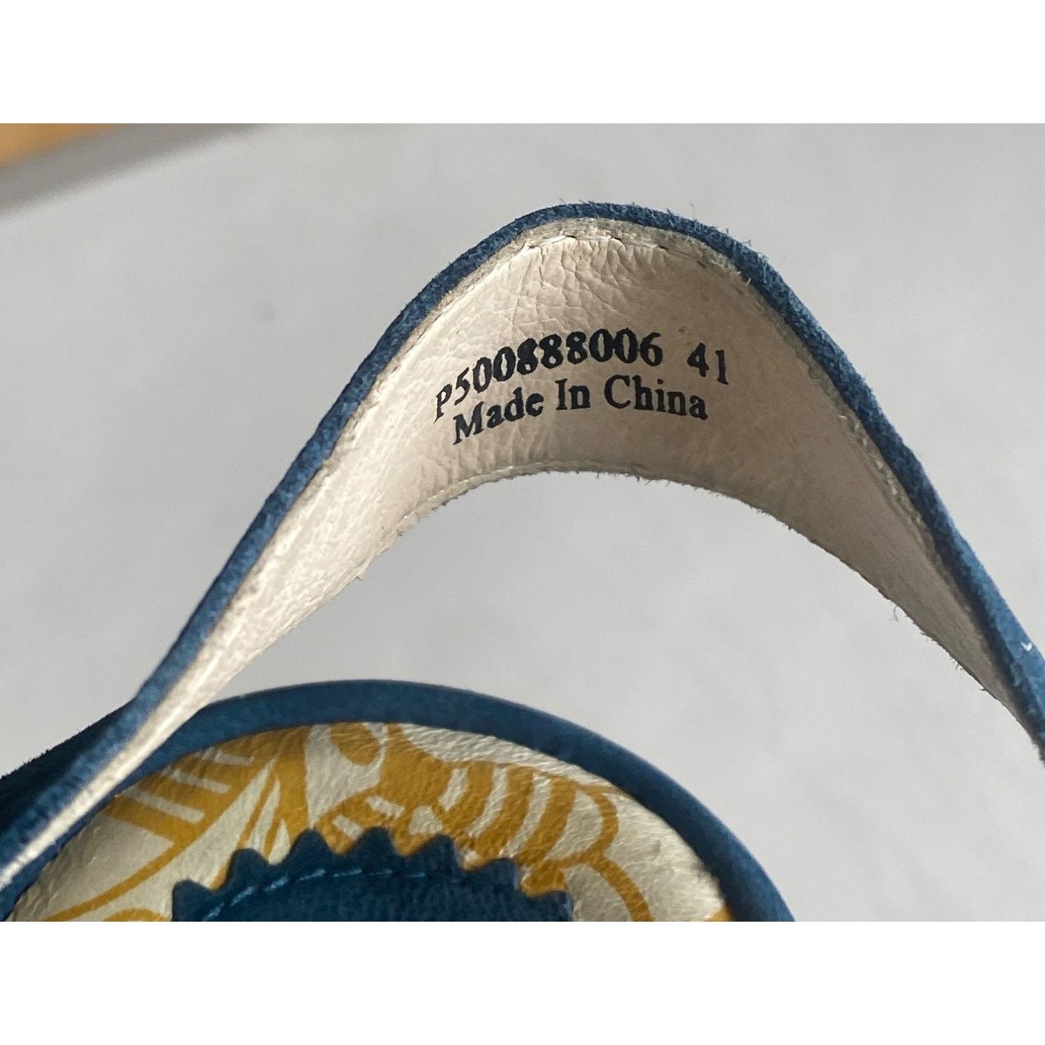 Fly London Fly London Women's Yaji Wedge Sandal Blue Women's 41 US 10 Size US 10 / IT 40 - 4 Thumbnail