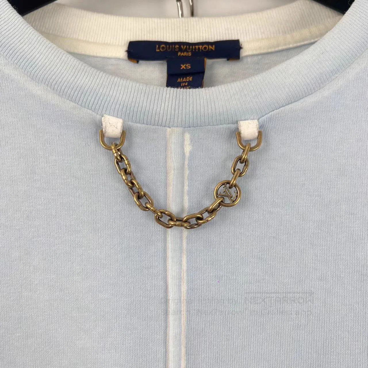 Louis Vuitton Blue Short-Sleeve Logo T-Shirt XS. Size US XS / EU 42 / 0 - 7 Thumbnail