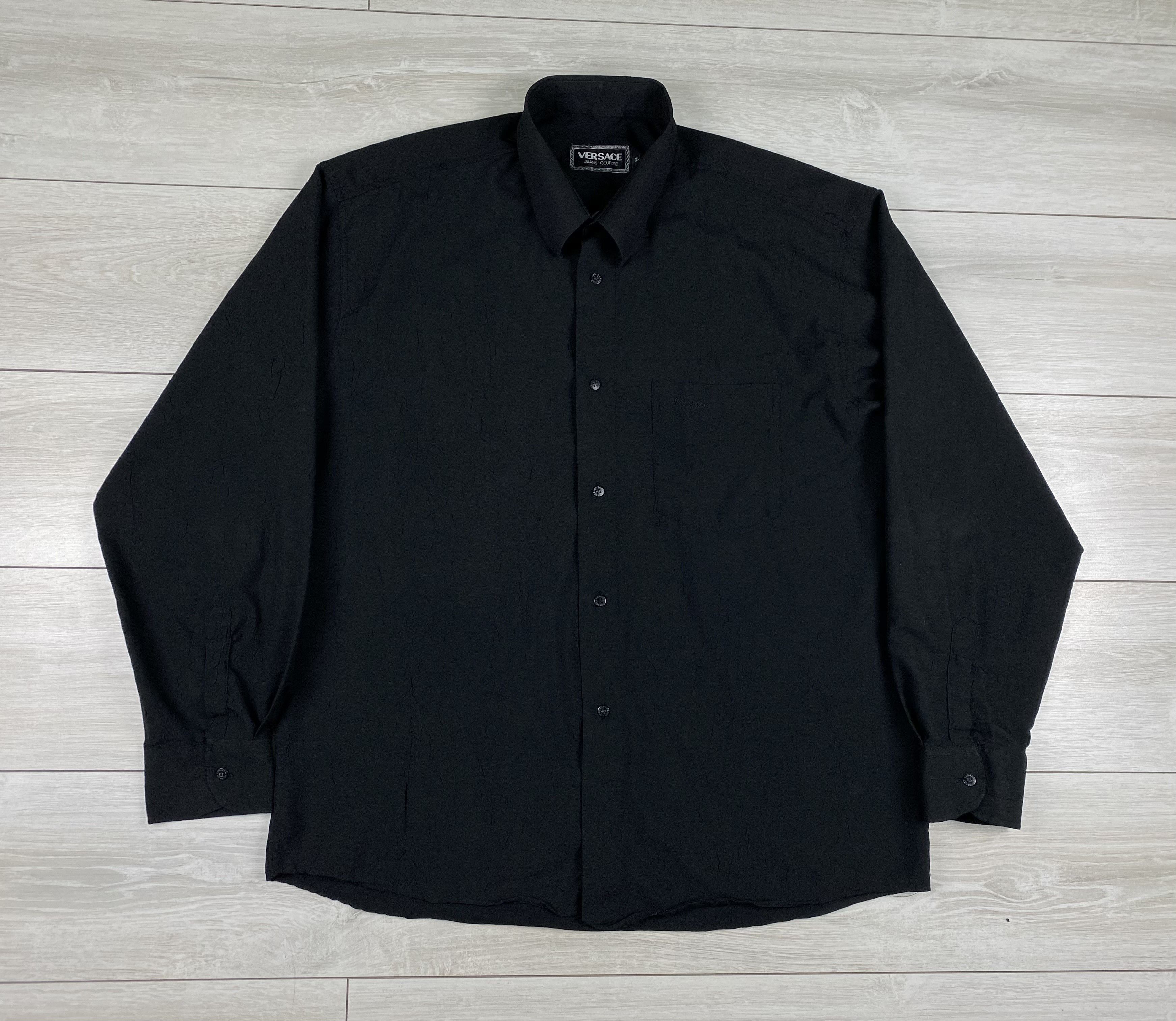 Vintage Versace black shirt size XL