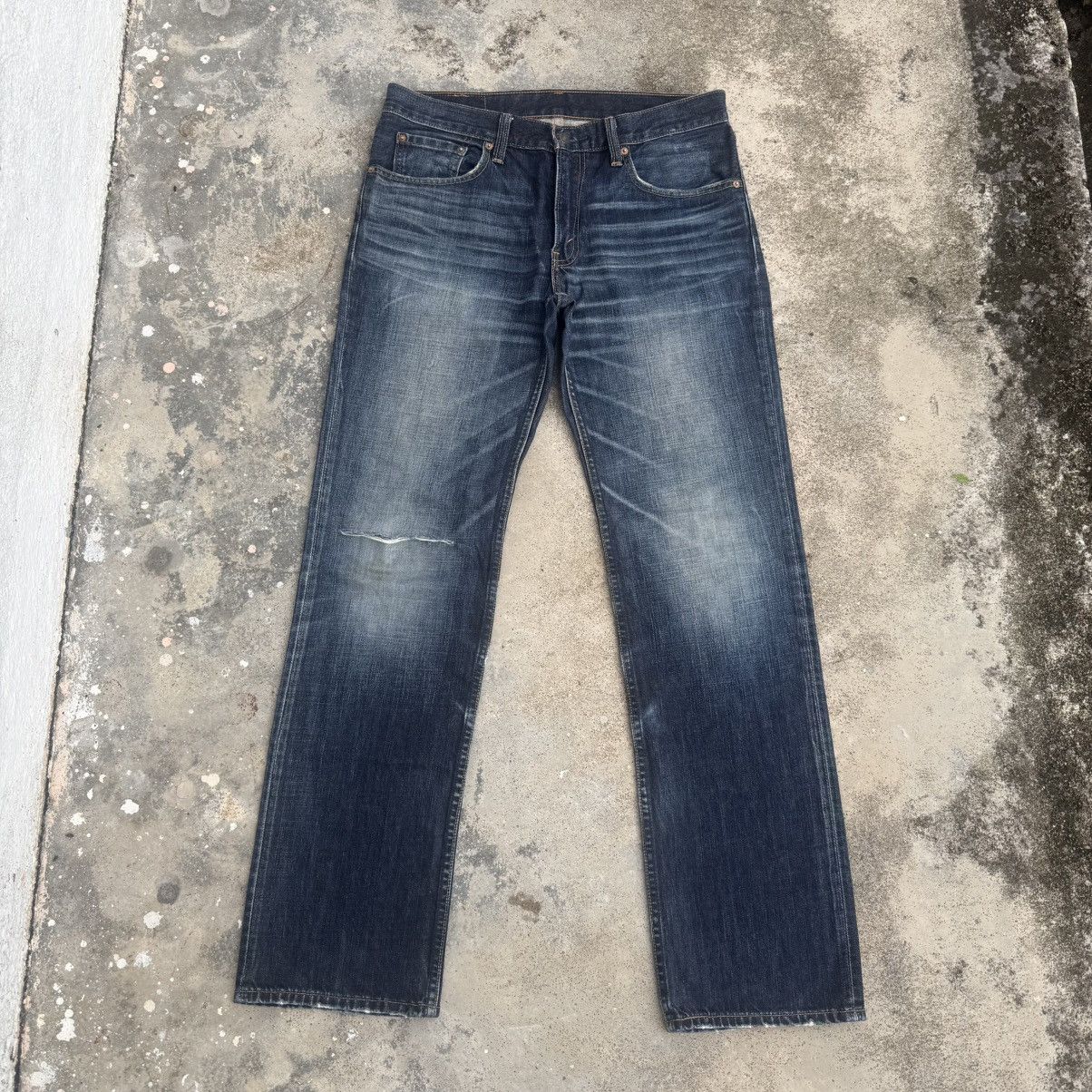 Levi's LEVI'S 502 FADED RIPPEP DENIM JEAN PANTS Size US 34 / EU 50 - 1 Thumbnail