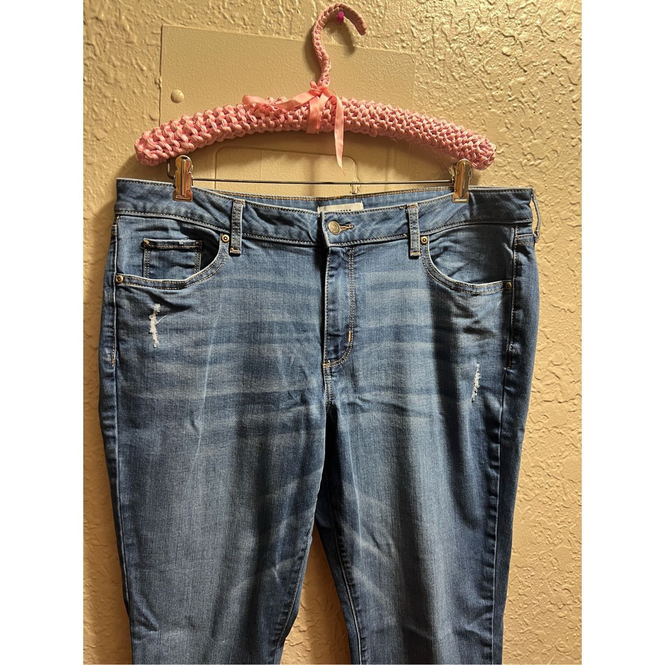 Sonoma Sonoma Blue Skinny Jeans Woman’s Size 16S Size 38" / US 16 / IT 52 - 3 Thumbnail