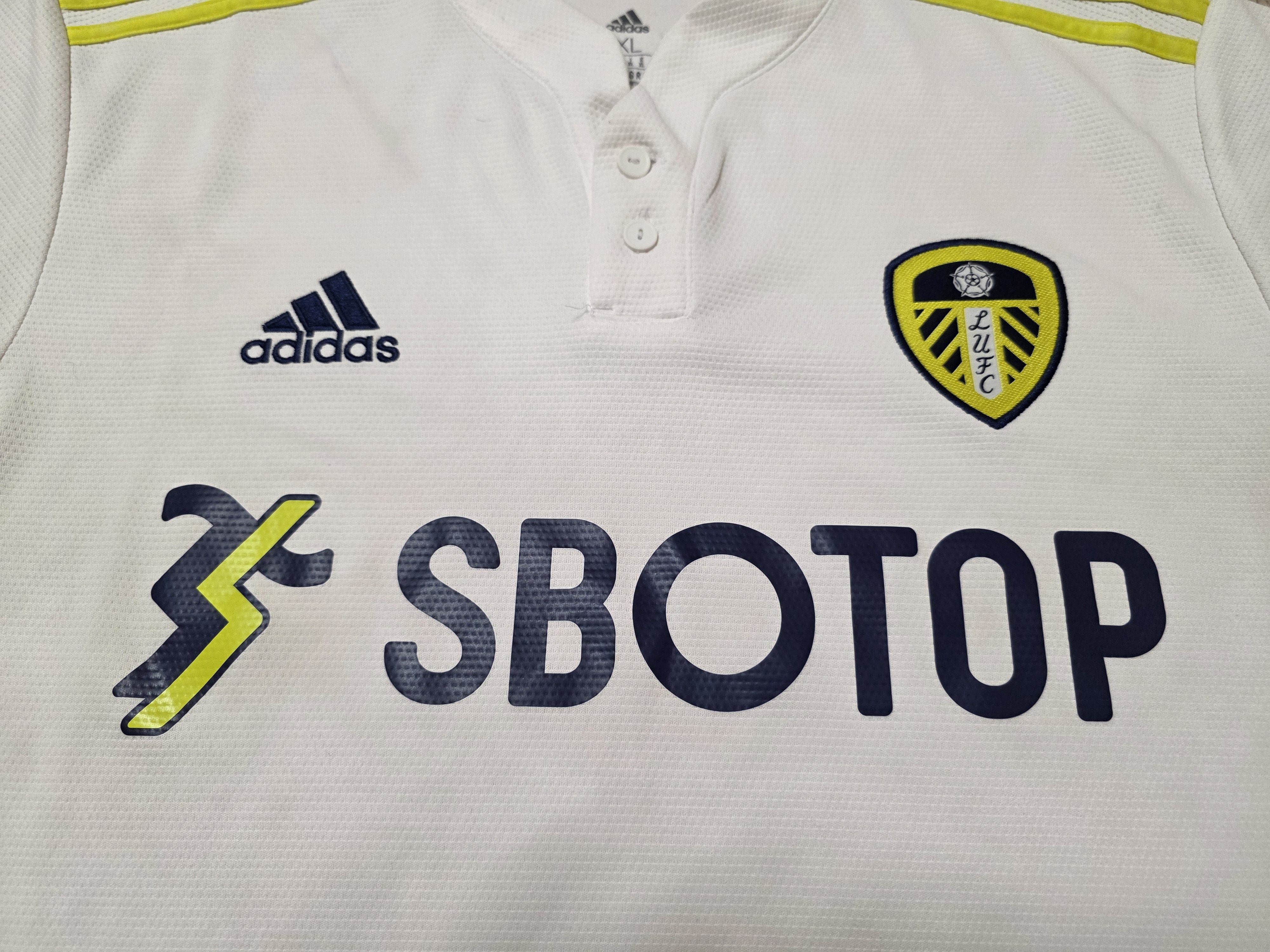Adidas LEEDS UNITED 2020 2021 HOME FOOTBALL SHIRT SOCCER JERSEY Size US XL / EU 56 / 4 - 3 Thumbnail
