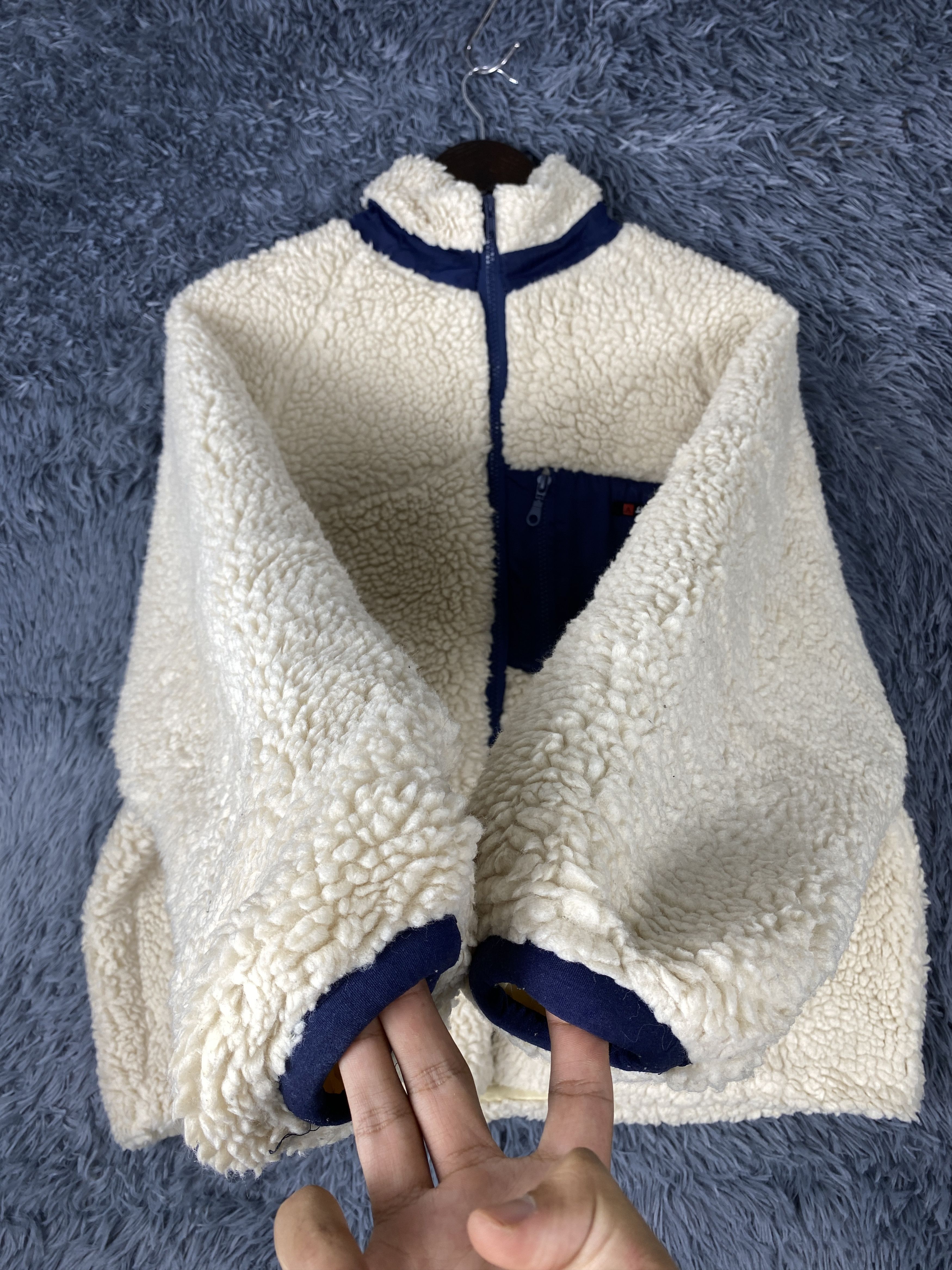 Japanese Brand Vintage Daisy Fleece Jacket K0077 Size US L / EU 52-54 / 3 - 5 Thumbnail