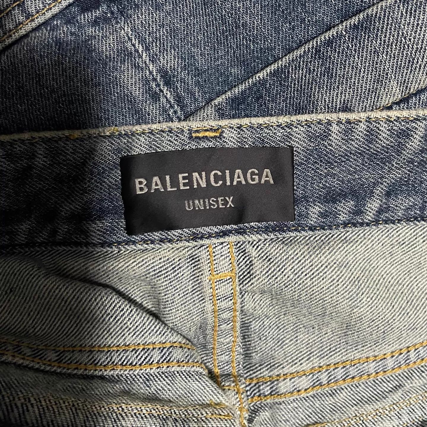 Balenciaga Balenciaga Cargo SS25 Sun Indigo Denim Flared Pant Size 26" / US 2 / IT 38 - 4 Thumbnail