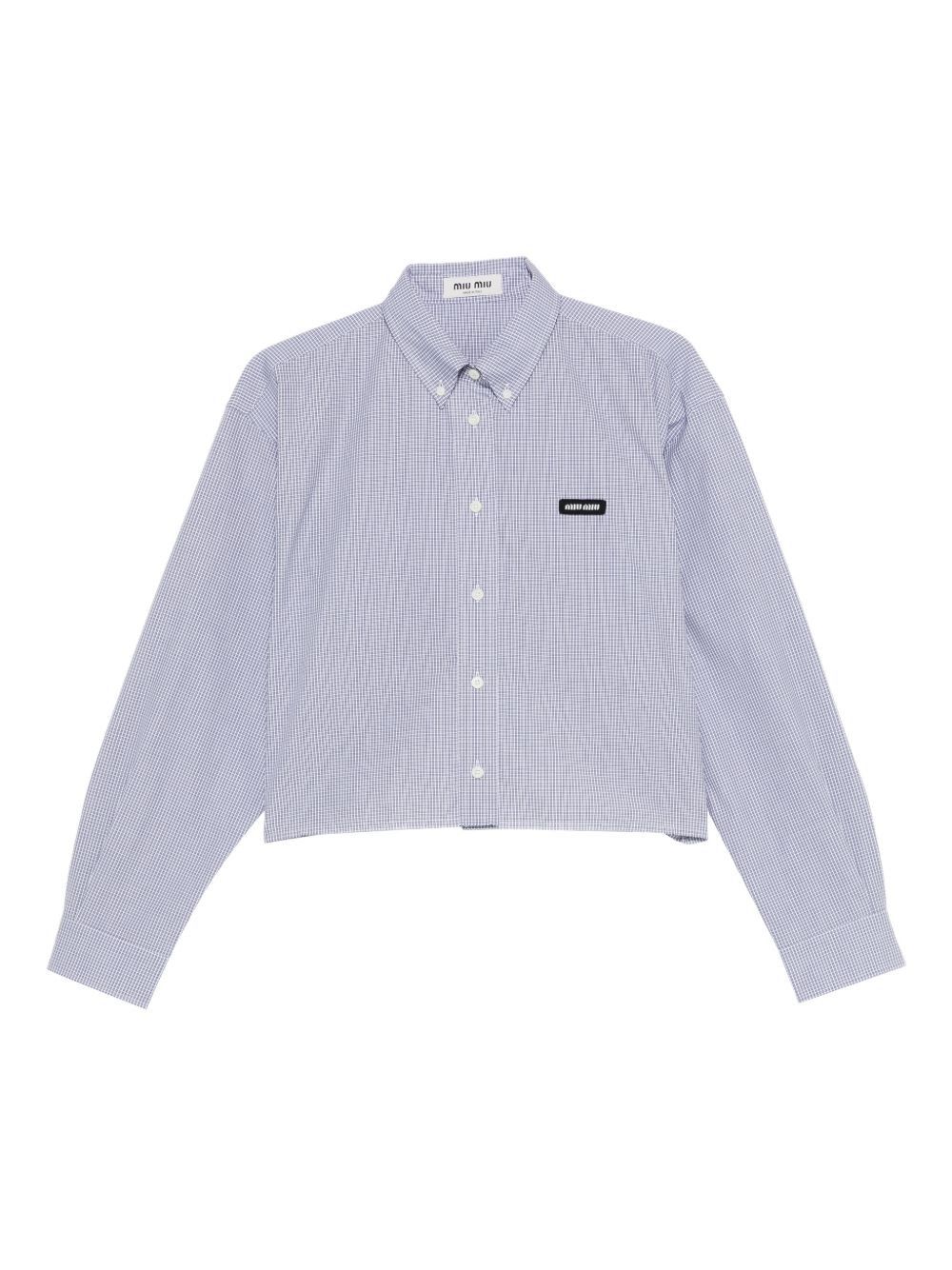 Miu Miu COTTON SHIRT Size S / US 4 / IT 40 - 1 Thumbnail