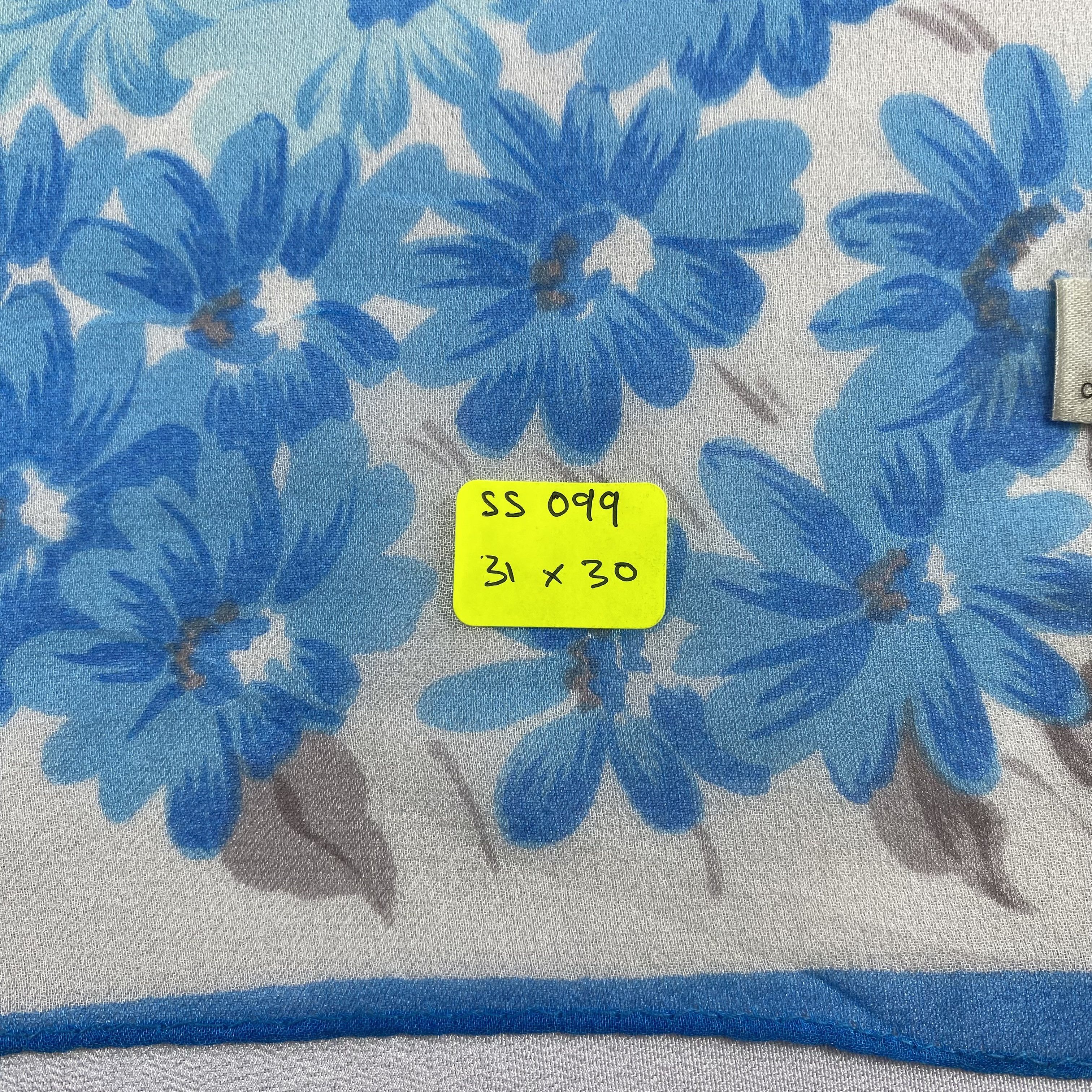 Japanese Brand × Vintage Vintage Japanese Brand Floral Silk Scarf SS099 Size ONE SIZE - 8 Thumbnail