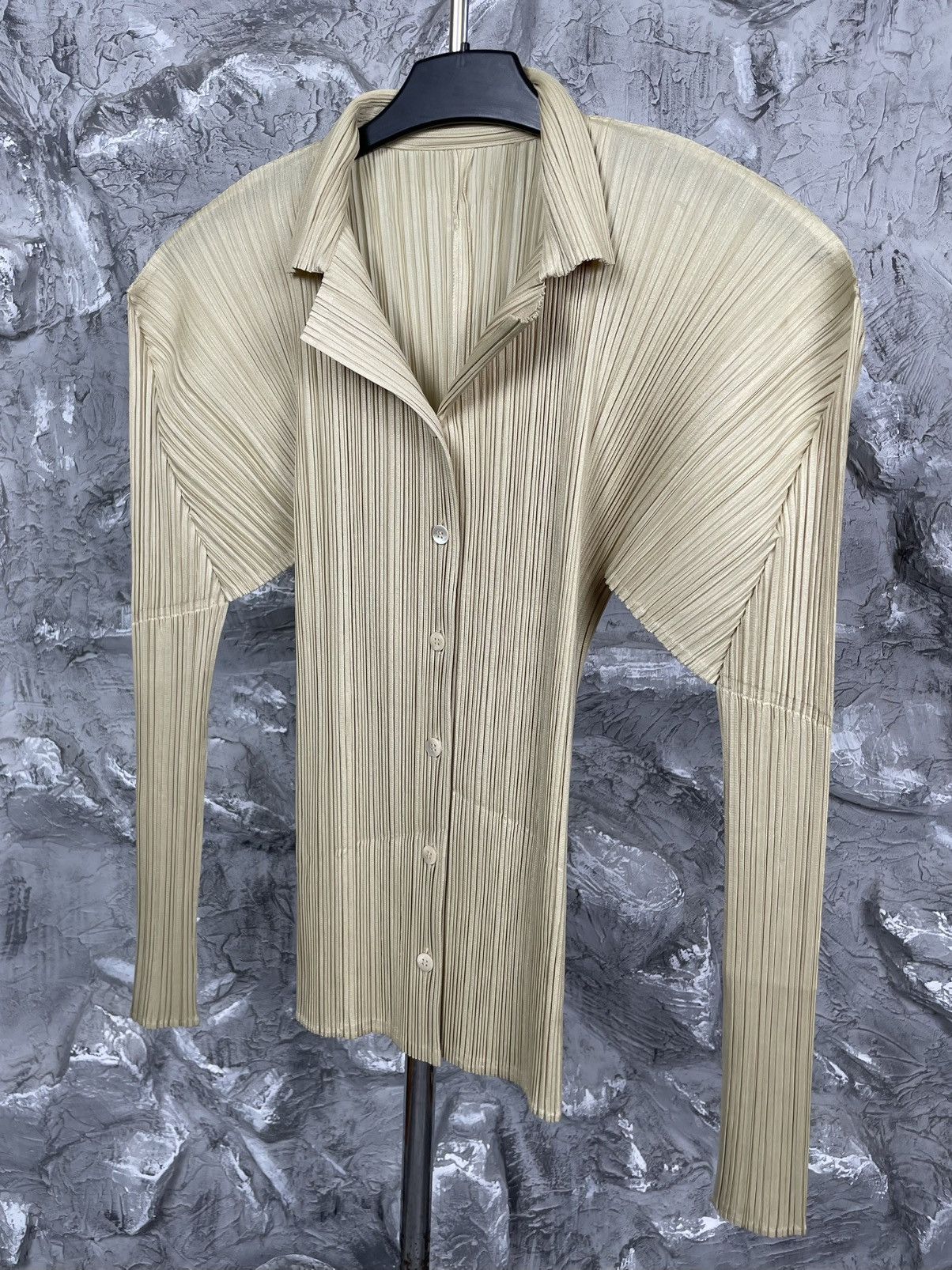 Pleats Please Issey Miyake Pleatse Please Archive Issey Miyake Pleated Buttons Shirt Size S / US 4 / IT 40 - 3 Thumbnail