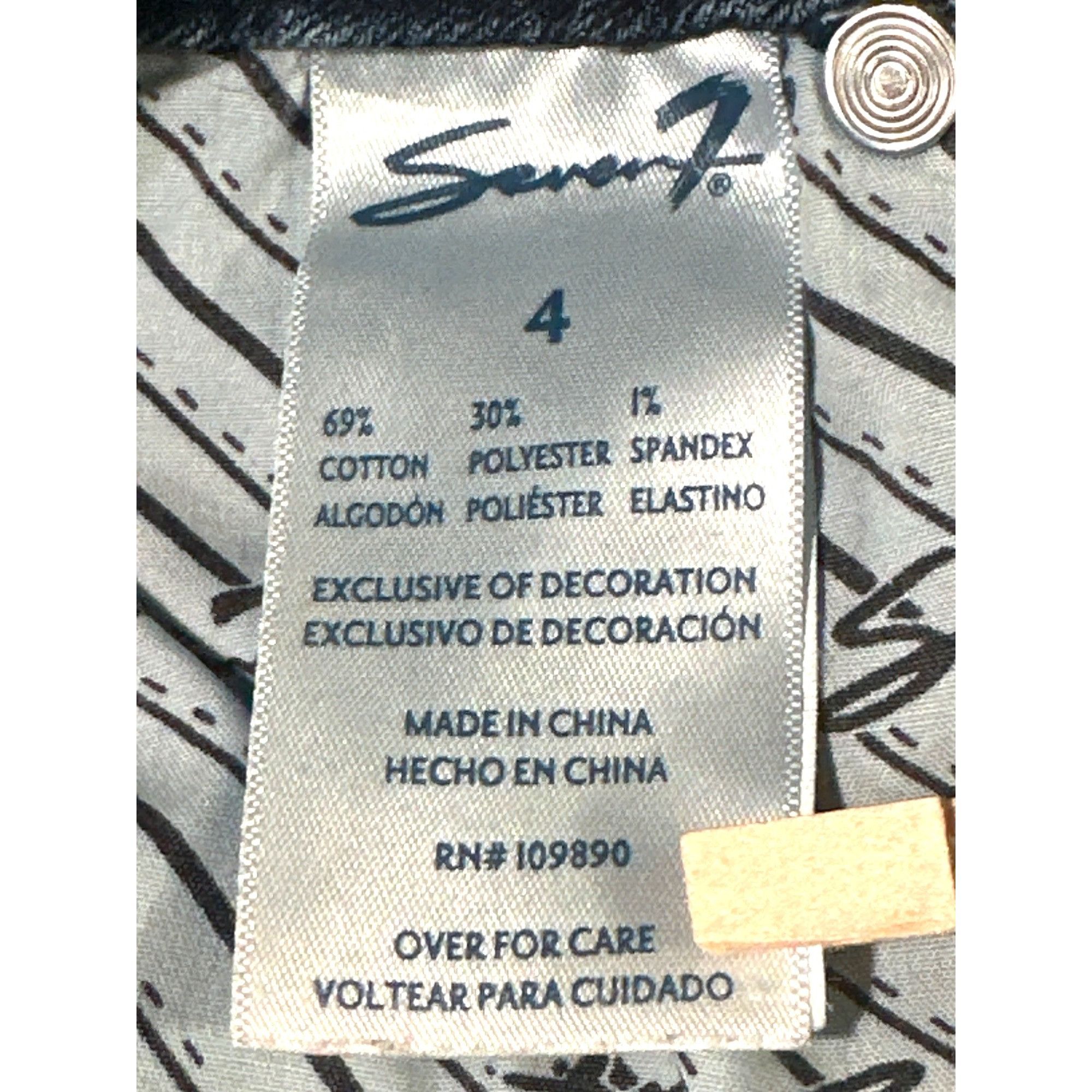 Seven 7 Seven7 Weekend Slim Fit Jean Flattering Straight Leg Super S Size 27" / US 4 / IT 40 - 6 Thumbnail