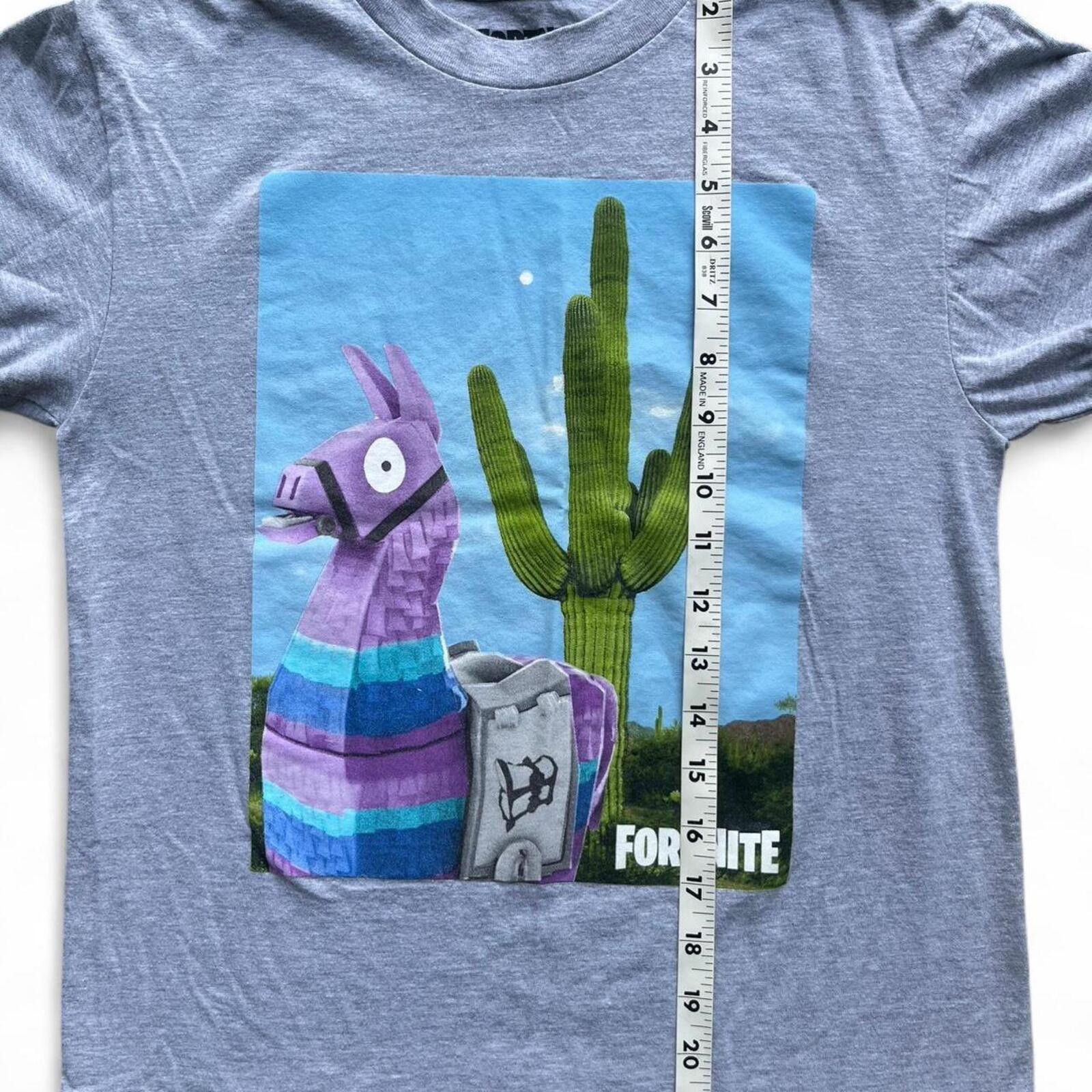 Other Fortnite Loot Llama Cactus Graphic T-Shirt Size US XXS / EU 40 - 4 Thumbnail