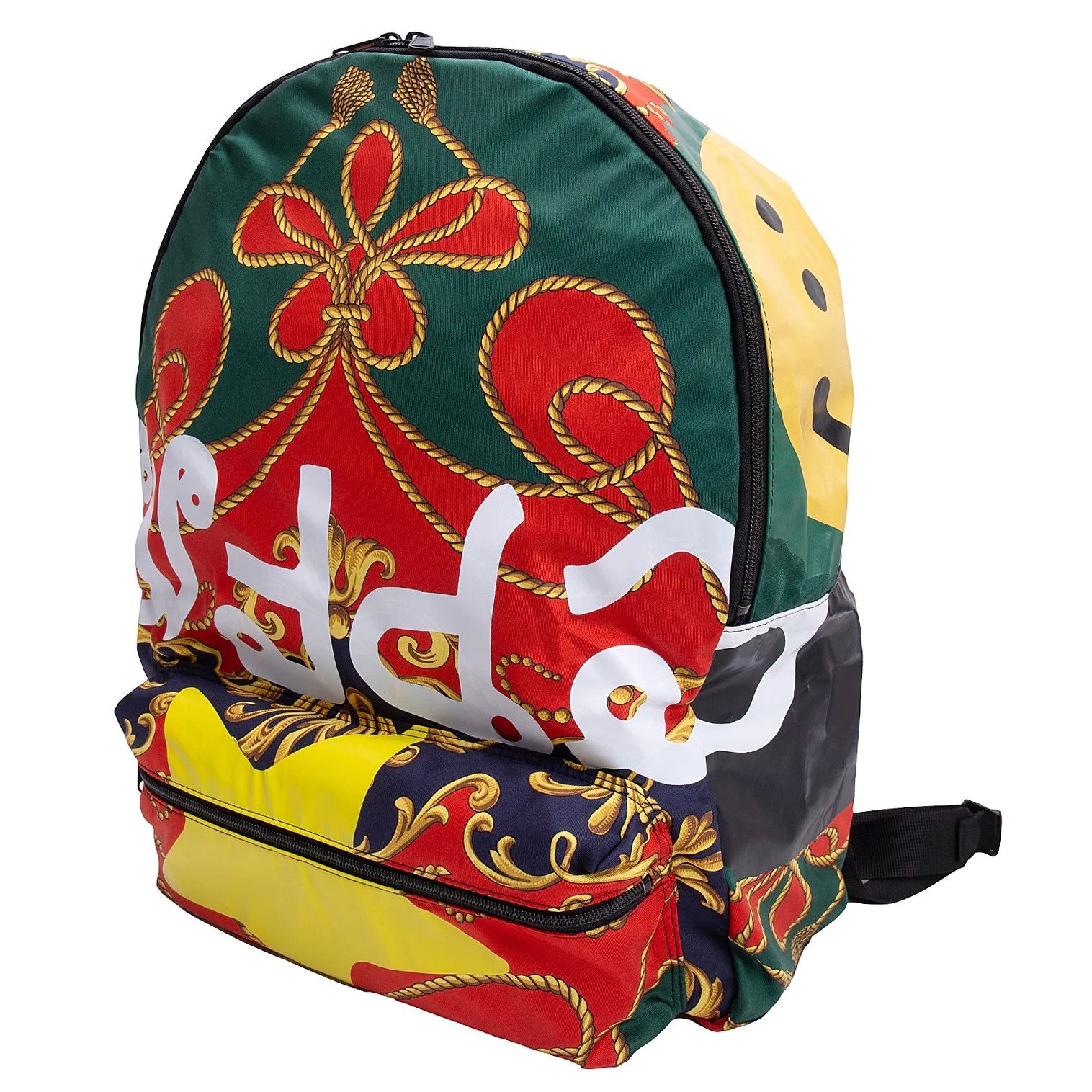 ! Silk Scarf Backpack Multi Color