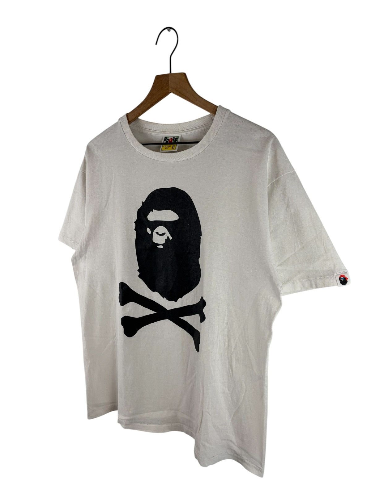 Bape Bape Crossbones Head Print T-Shirt Size US XL / EU 56 / 4 - 2 Thumbnail