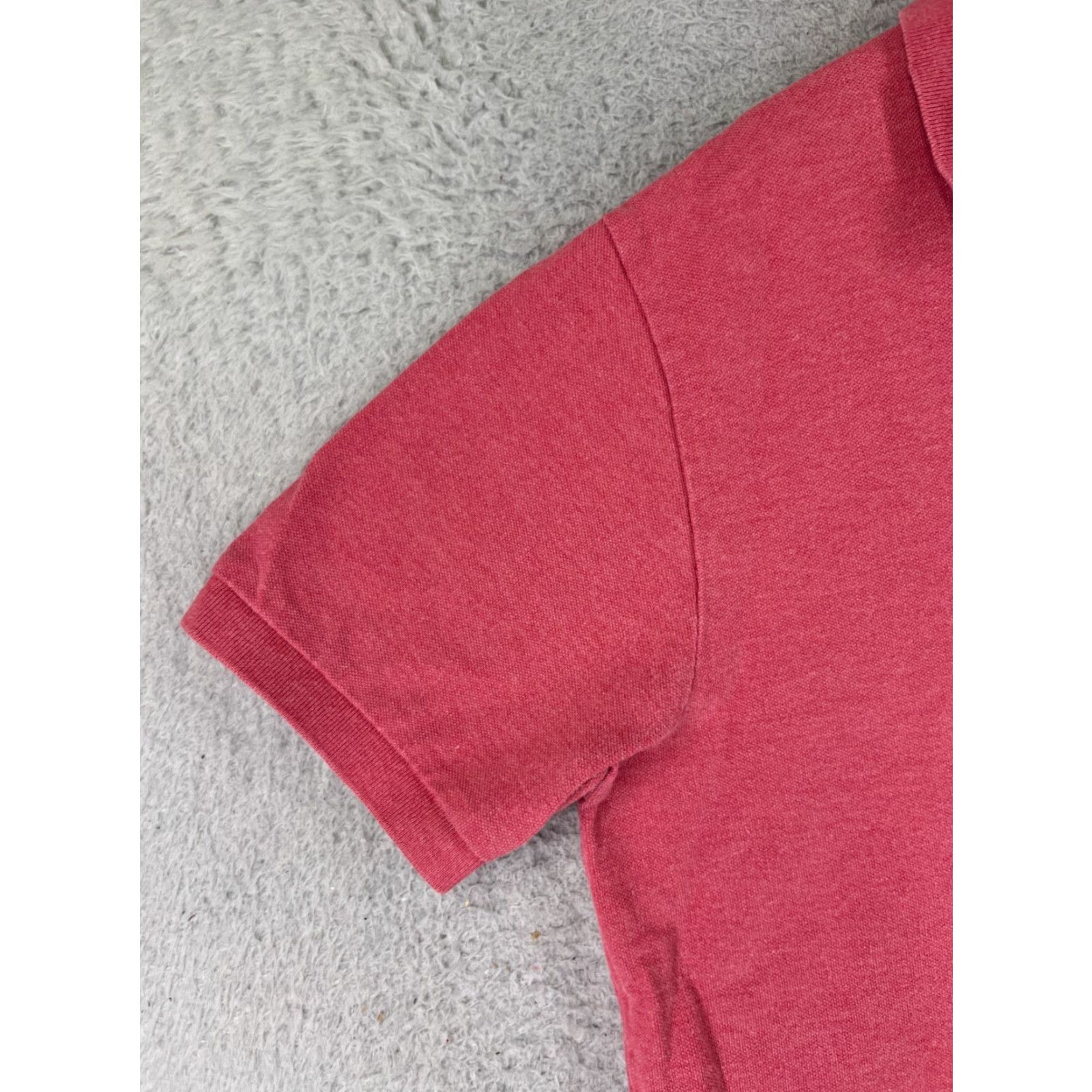 Ralph Lauren VINTAGE Ralph Lauren Polo Shirt Men Adult Large Red 100% Cotton Knit Golf Polo Shirt, Classic, Designer, Logo, Embroidered Size US L / EU 52-54 / 3 - 3 Thumbnail