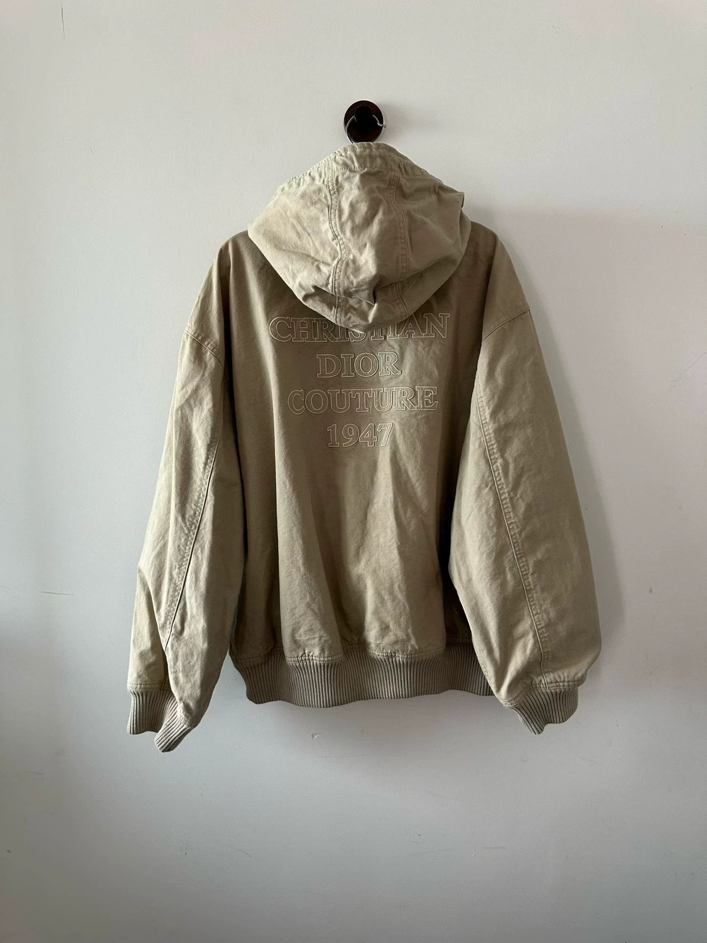 Dior Dior khaki hooded jacket 48 Size US M / EU 48-50 / 2 - 2 Thumbnail