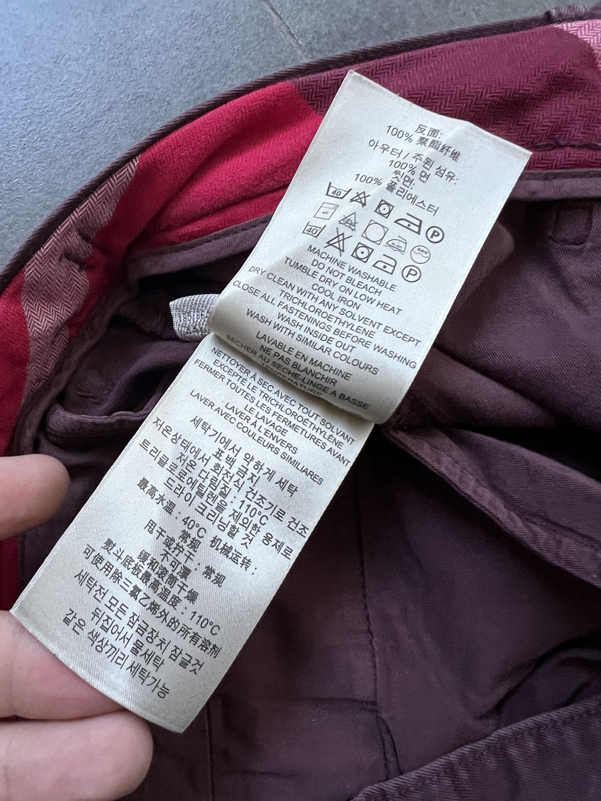 Burberry × Burberry Prorsum Vintage Burberry brit cotton pants 34 Size US 34 / EU 50 - 14 Thumbnail