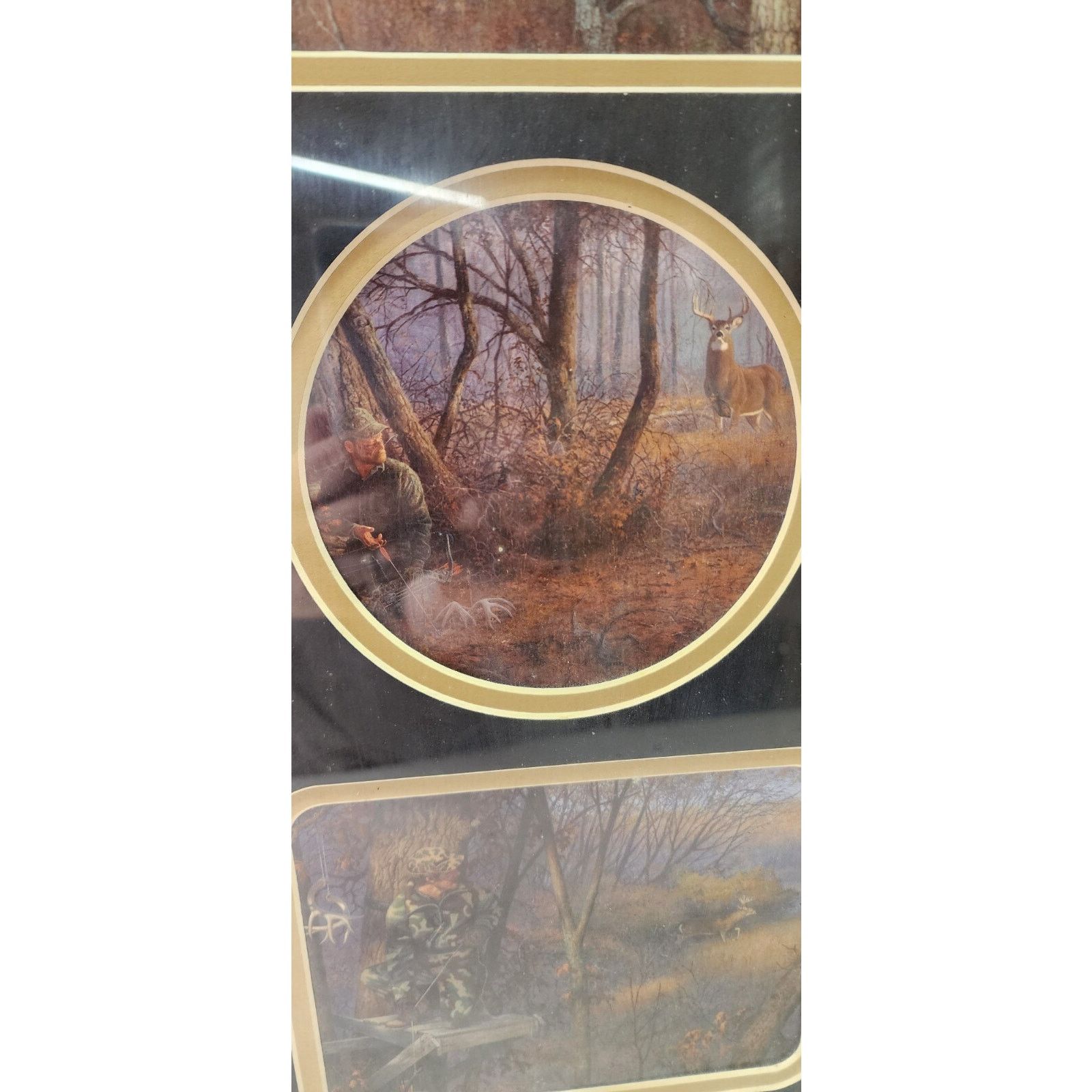 Bass Pro Shops Bass Pro Shop Framed Matted Picture 3 Pics In 1 Outdoor BB Size ONE SIZE - 3 Thumbnail