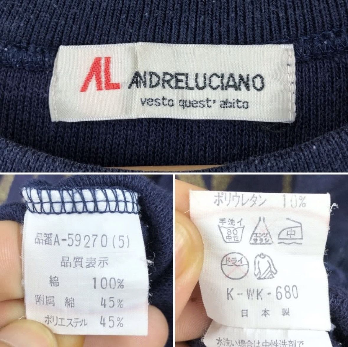 Andreluciano × Vintage Andreluciano big spellout sweatshirt Size US M / EU 48-50 / 2 - 7 Thumbnail