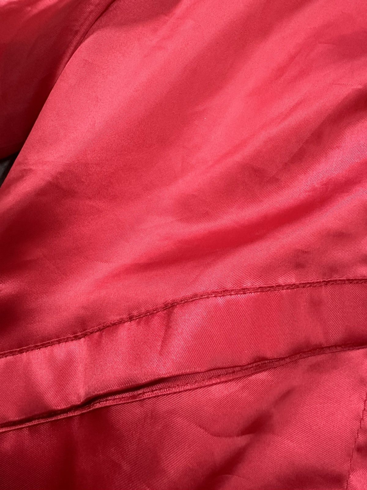 Vintage Vintage 80s USA Track & Field Nylon Satin Bomber Jacket Size L / US 10 / IT 46 - 11 Thumbnail
