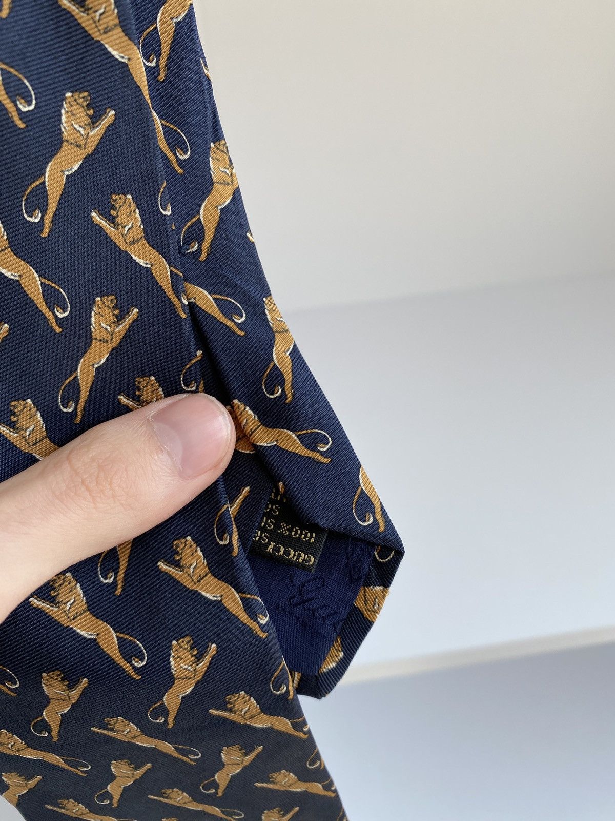 Gucci × Vintage Vintage Rare Gucci Tie Size ONE SIZE - 6 Thumbnail
