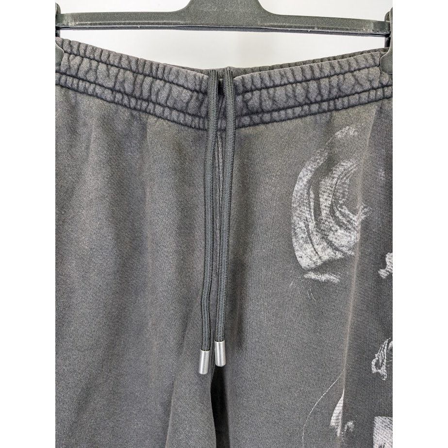 Off-White o1rshd1 BW S. Matthew Over Sweatshorts in Black Grey Size US 34 / EU 50 - 6 Thumbnail