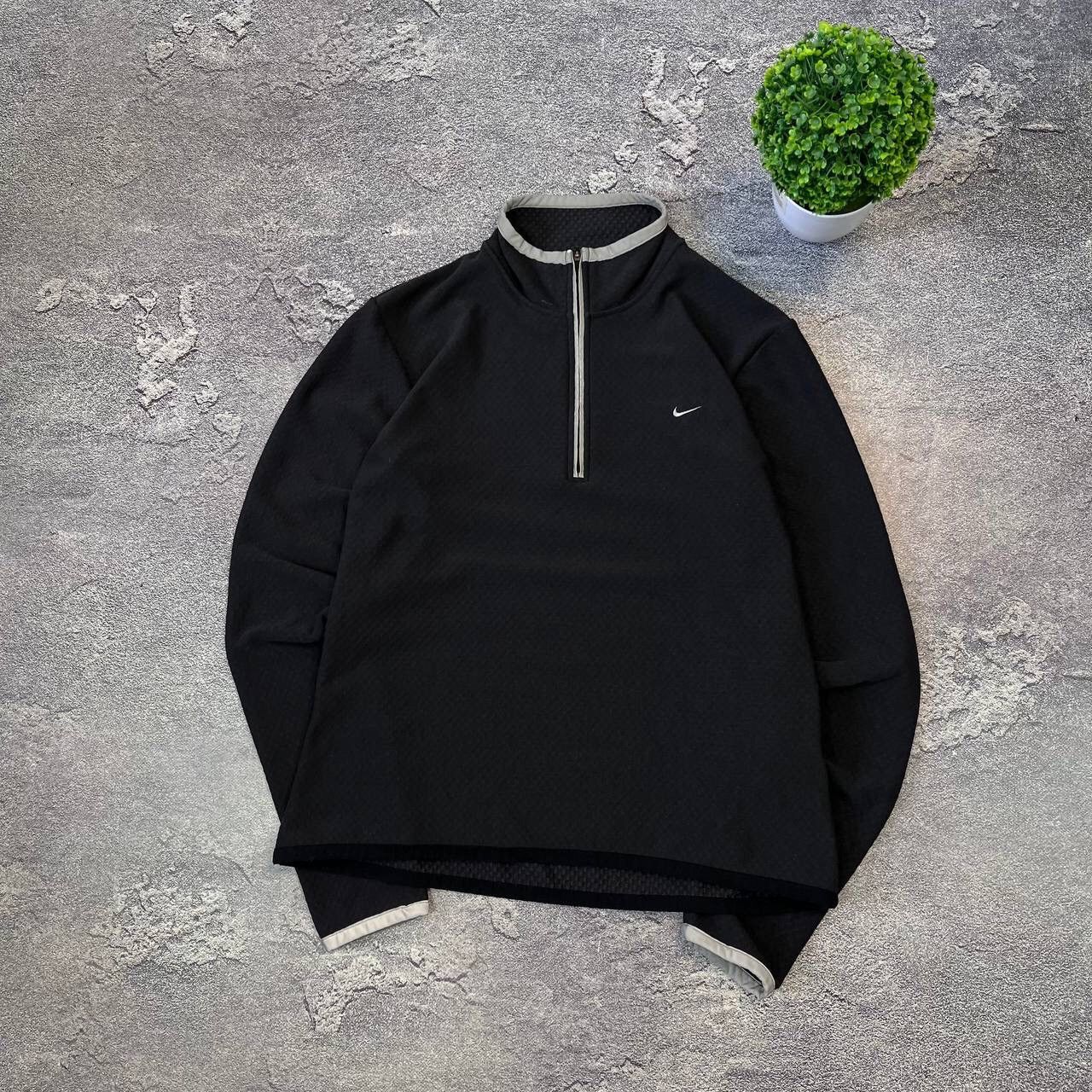 Nike Vintage 90s Nike Fleece Jacket 1/3 Zip up small logo Mens Size US S / EU 44-46 / 1 - 12 Thumbnail