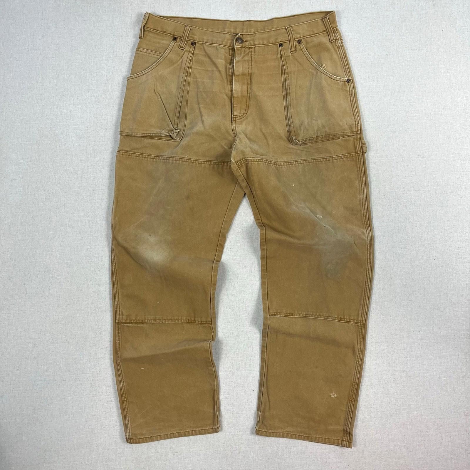 Dickies Distressed Brown Dickies Carpenter Double Knee Work Pants 38 Size US 38 / EU 54 - 2 Thumbnail