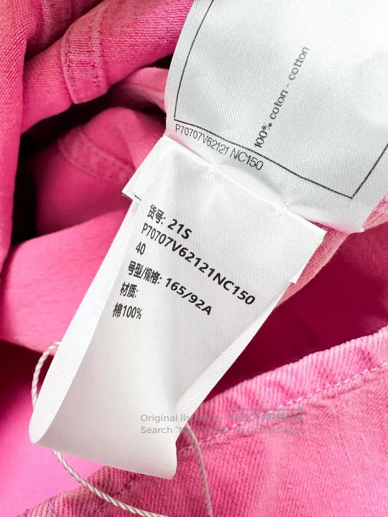 Chanel Chanel Bright pink camellia denim jacket Size S / US 4 / IT 40 - 7 Thumbnail