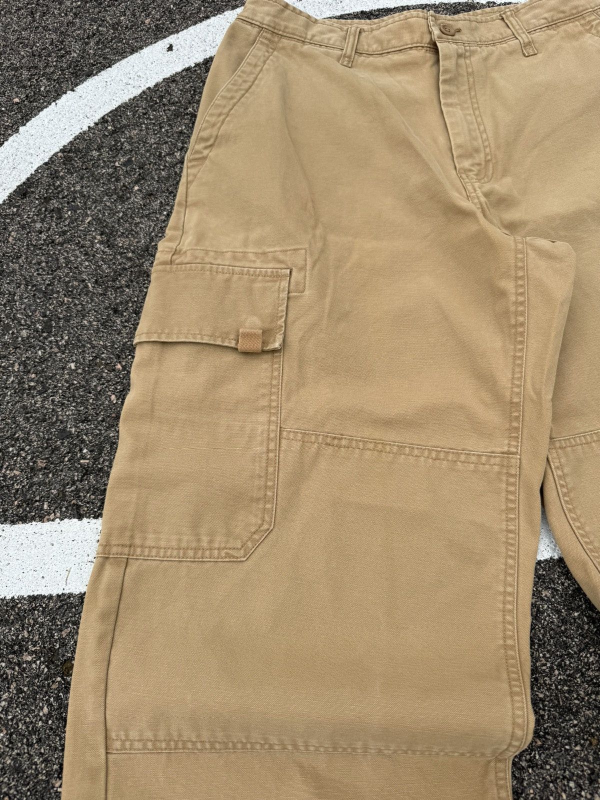 Gap × Jean × Vintage Vintage Gap Double Knee Cargo Pants Size US 32 / EU 48 - 4 Thumbnail