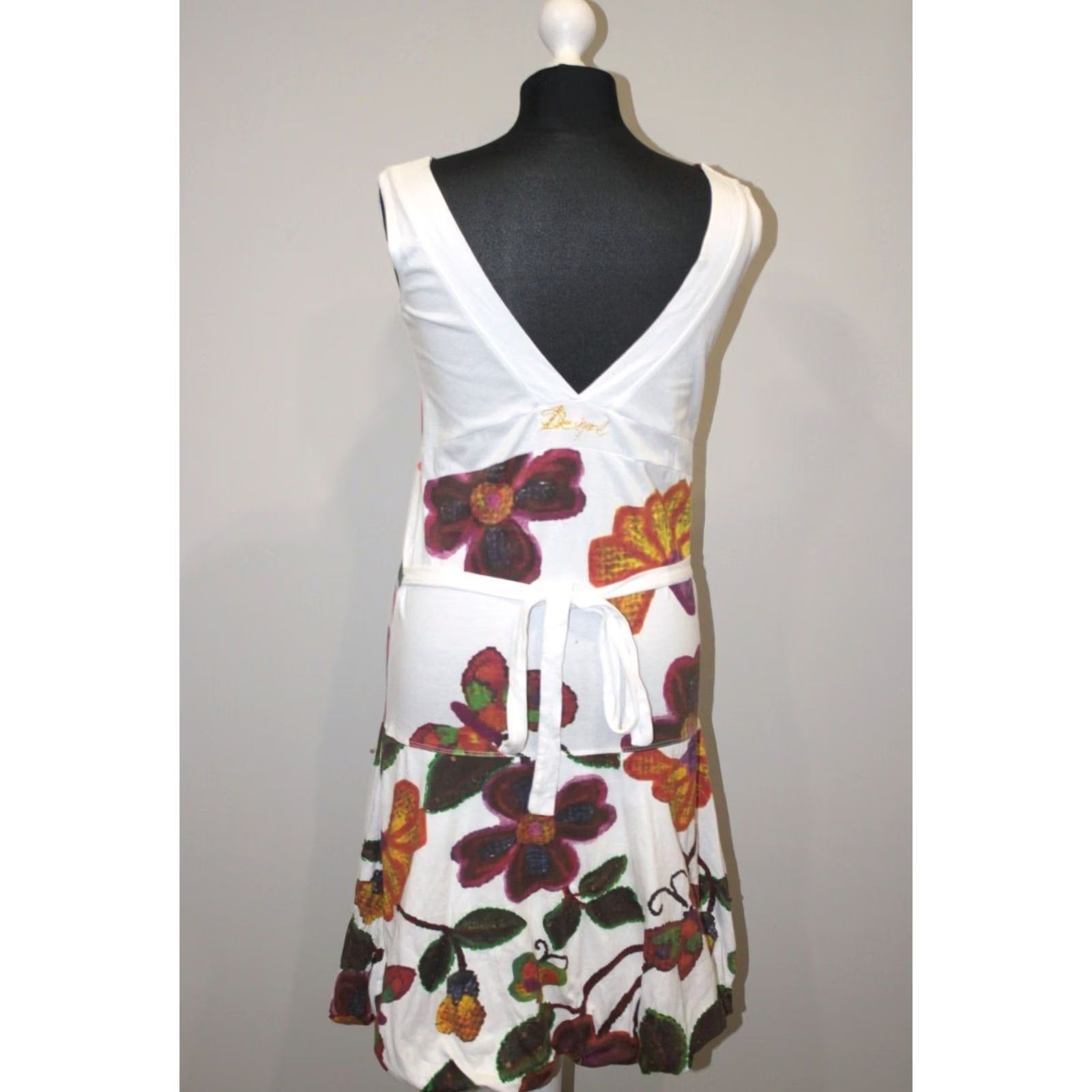Desigual Desigual Dress Womens L Knee Length A-Line Multicoloured Desigual Dress L Womens Size L / US 10 / IT 46 - 3 Thumbnail