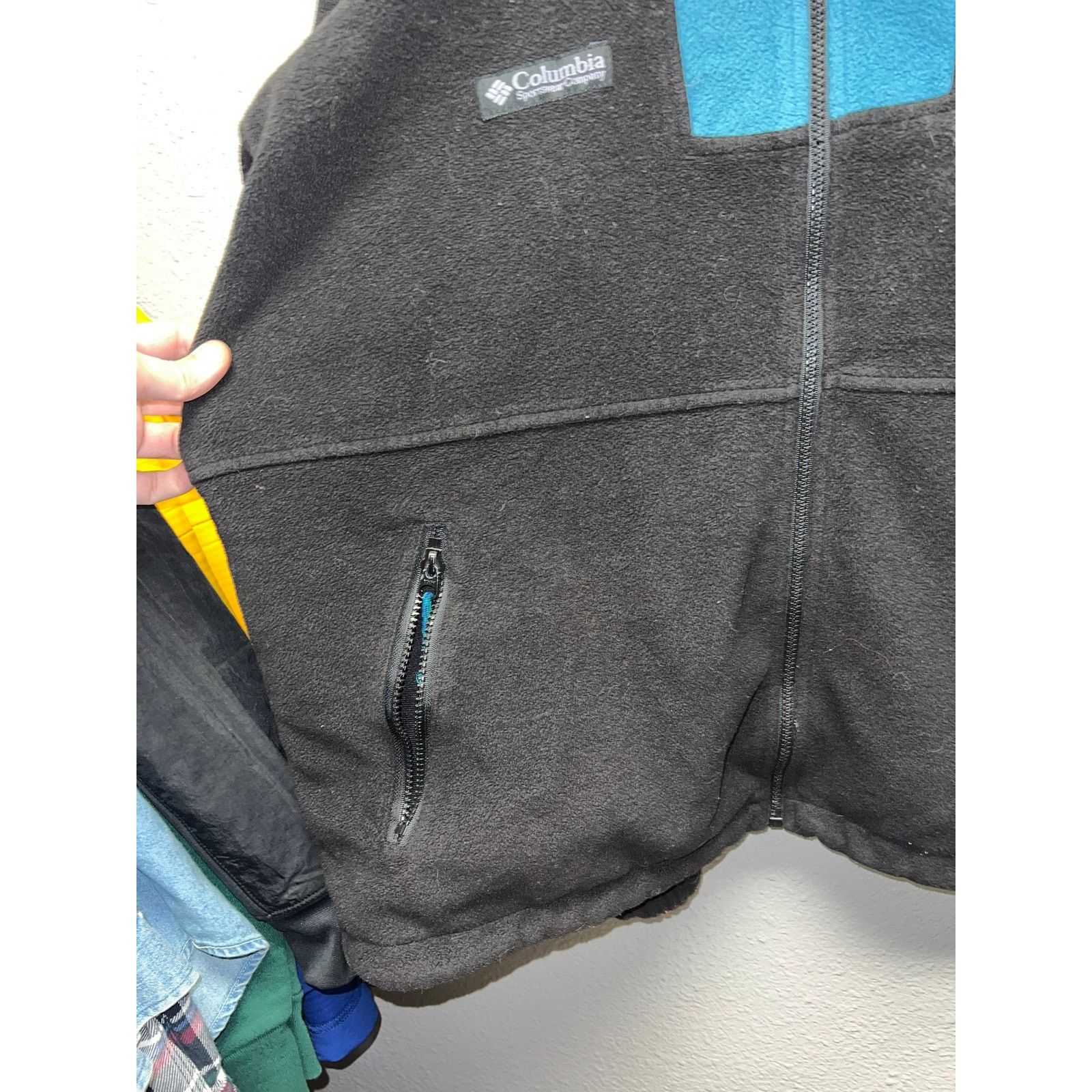 Vintage Vintage Womens Columbia Black Fleece Jacket Full Zip VTG L Size L / US 10 / IT 46 - 4 Thumbnail