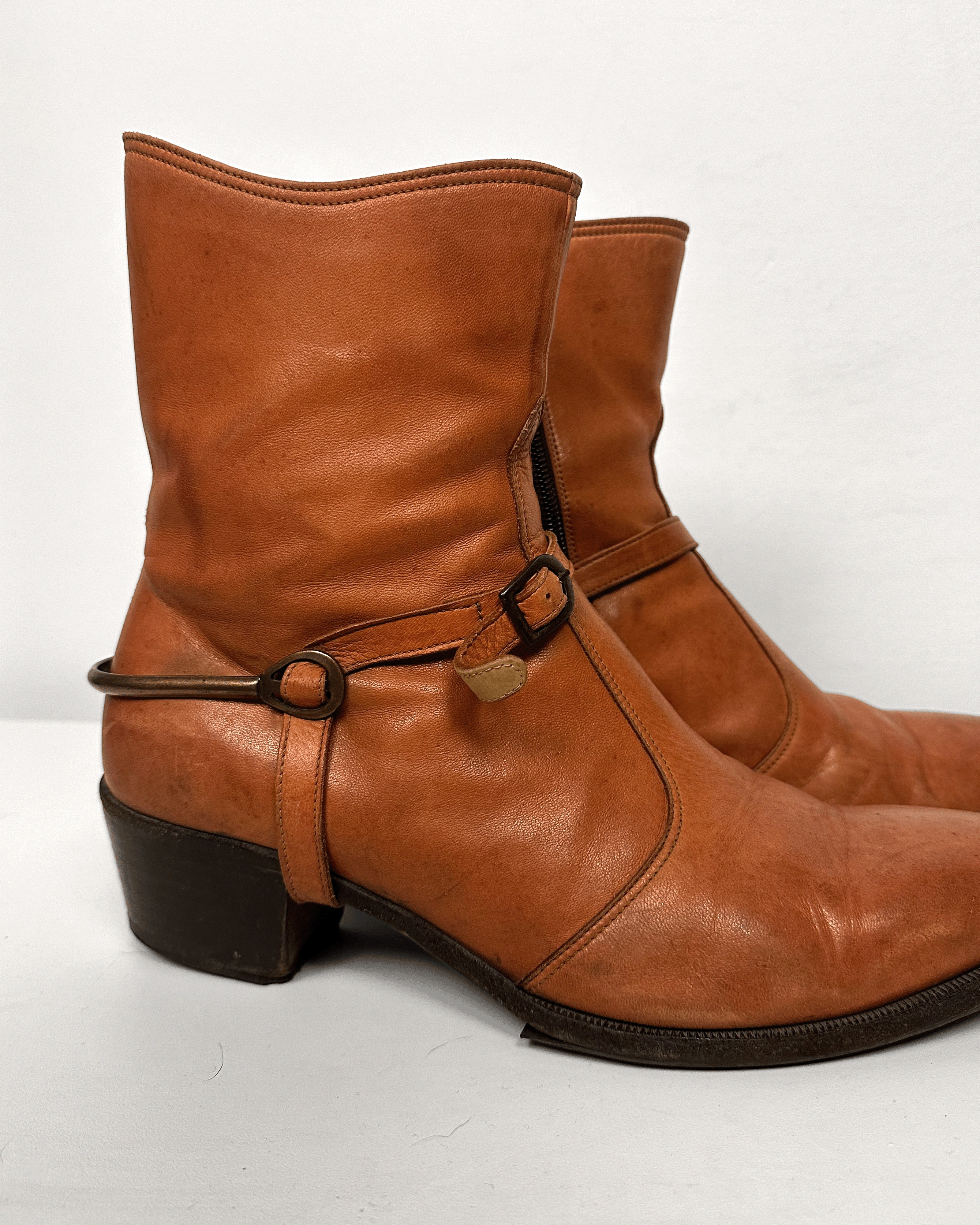 Maison Margiela Maison Margiela Red Cowboy Harness Boots Size US 7.5 / EU 40-41 - 9 Thumbnail