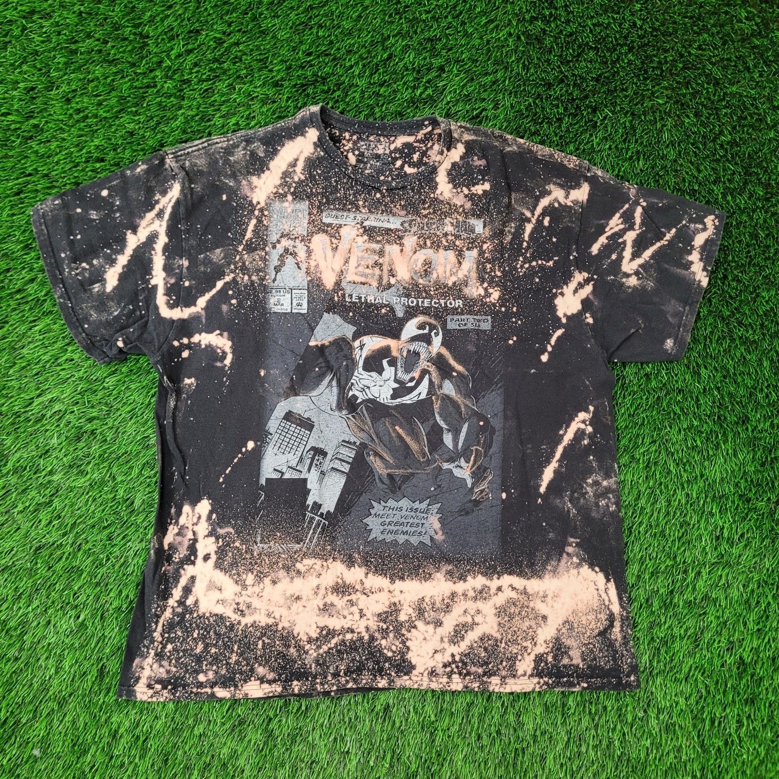 Marvel Comics Marvel-Universe Venom Shirt Womens XL 22x27 Bleached Baggy Size XL / US 12-14 / IT 48-50 - 1 Thumbnail