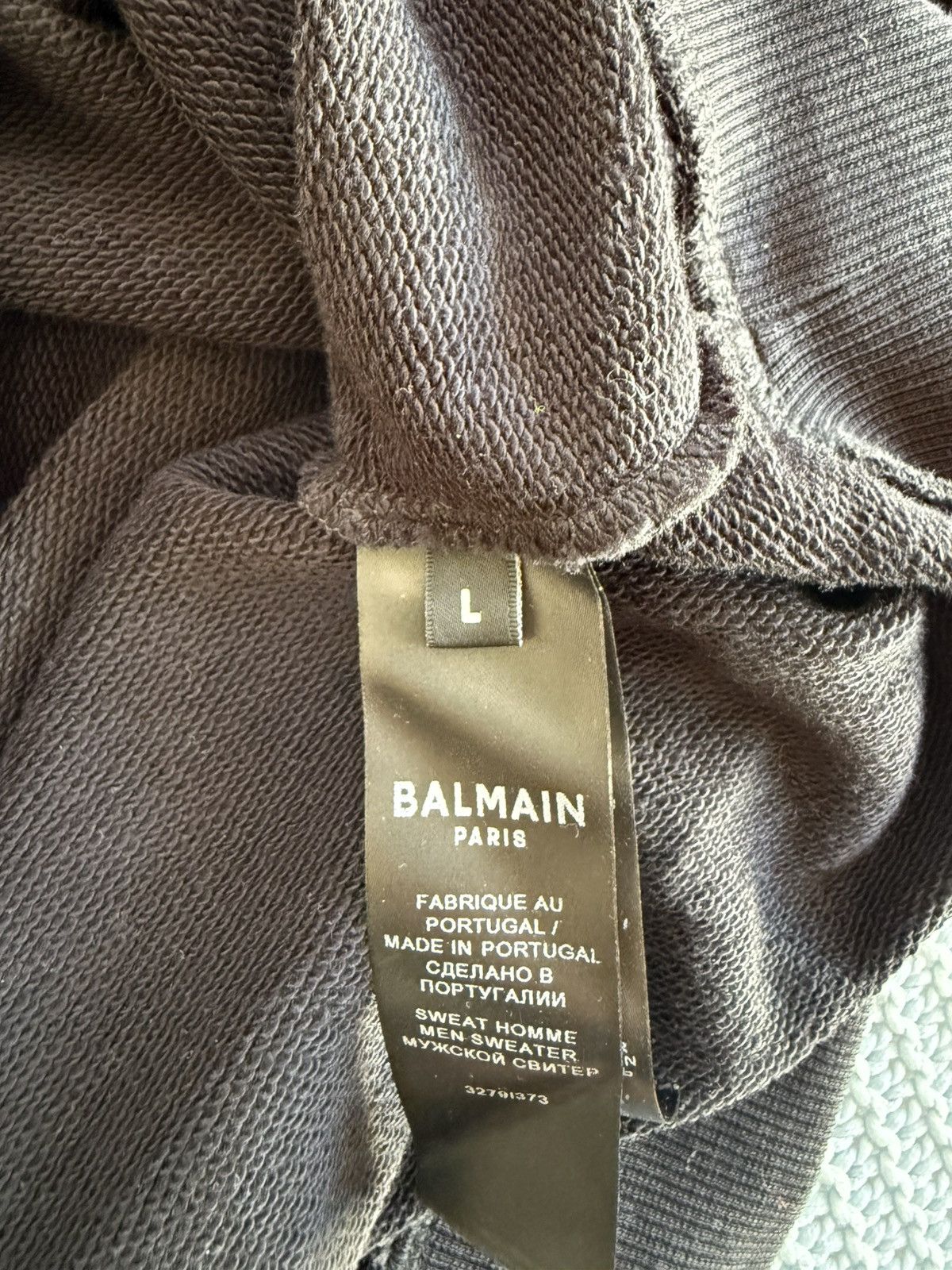 Balmain Balmain coin logo sweatshirt Size US L / EU 52-54 / 3 - 7 Thumbnail