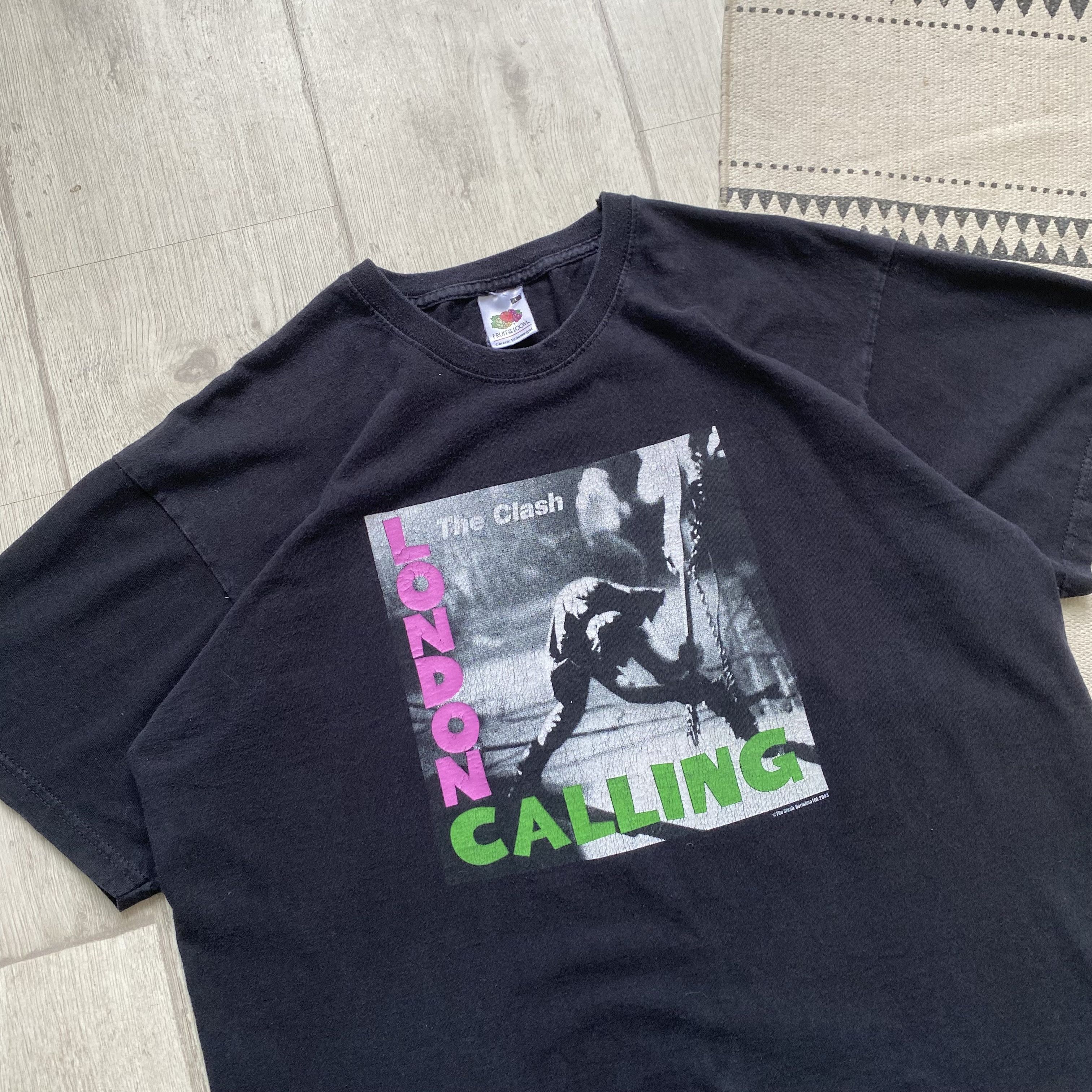 Band Tees Vintage The Clash Band Tee London Calling Rock Size US M / EU 48-50 / 2 - 2 Thumbnail