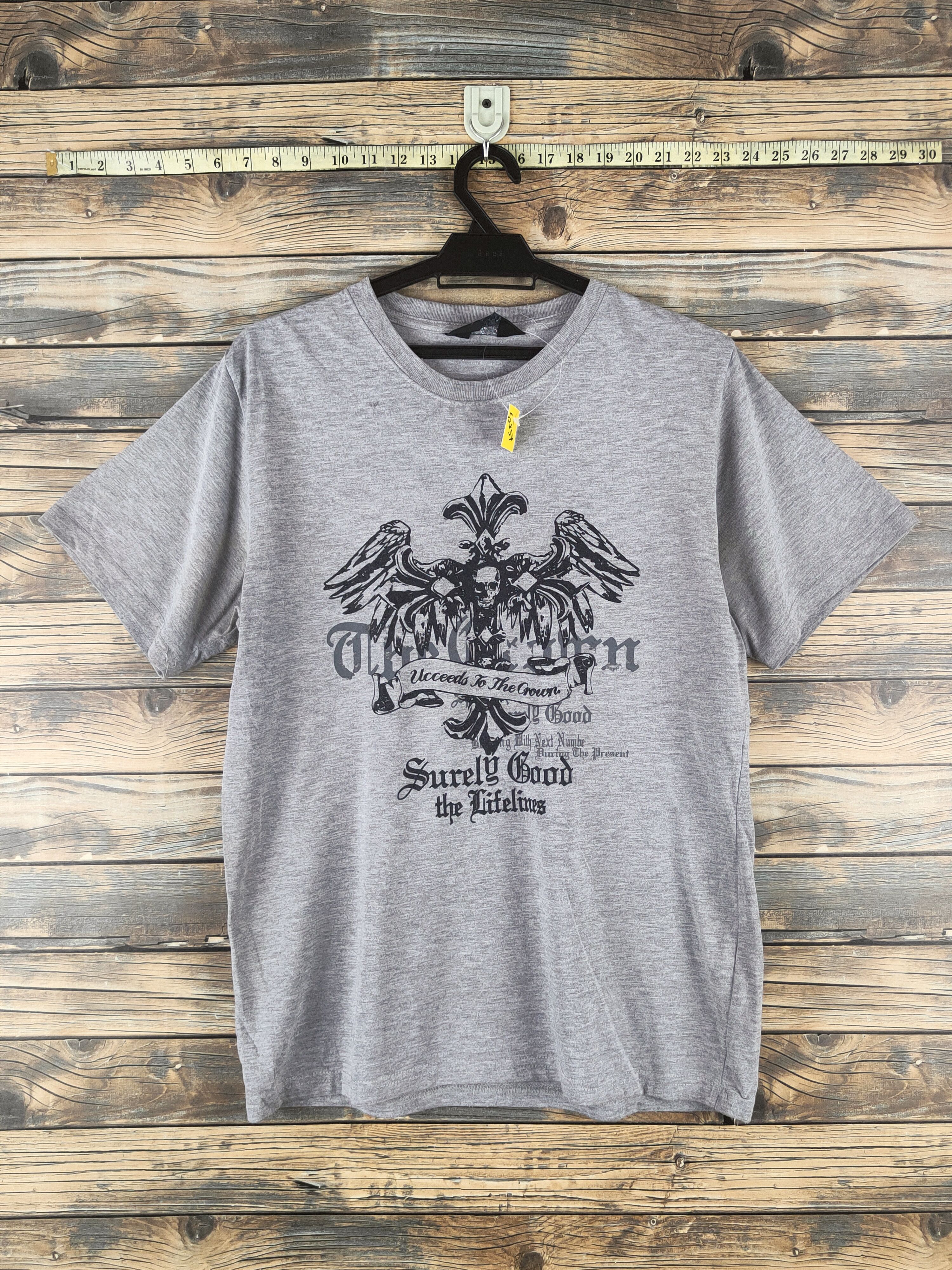Beaumere Beaumere skull Gray Short Sleeve T-shirts #S2857 Size US L / EU 52-54 / 3 - 1 Thumbnail
