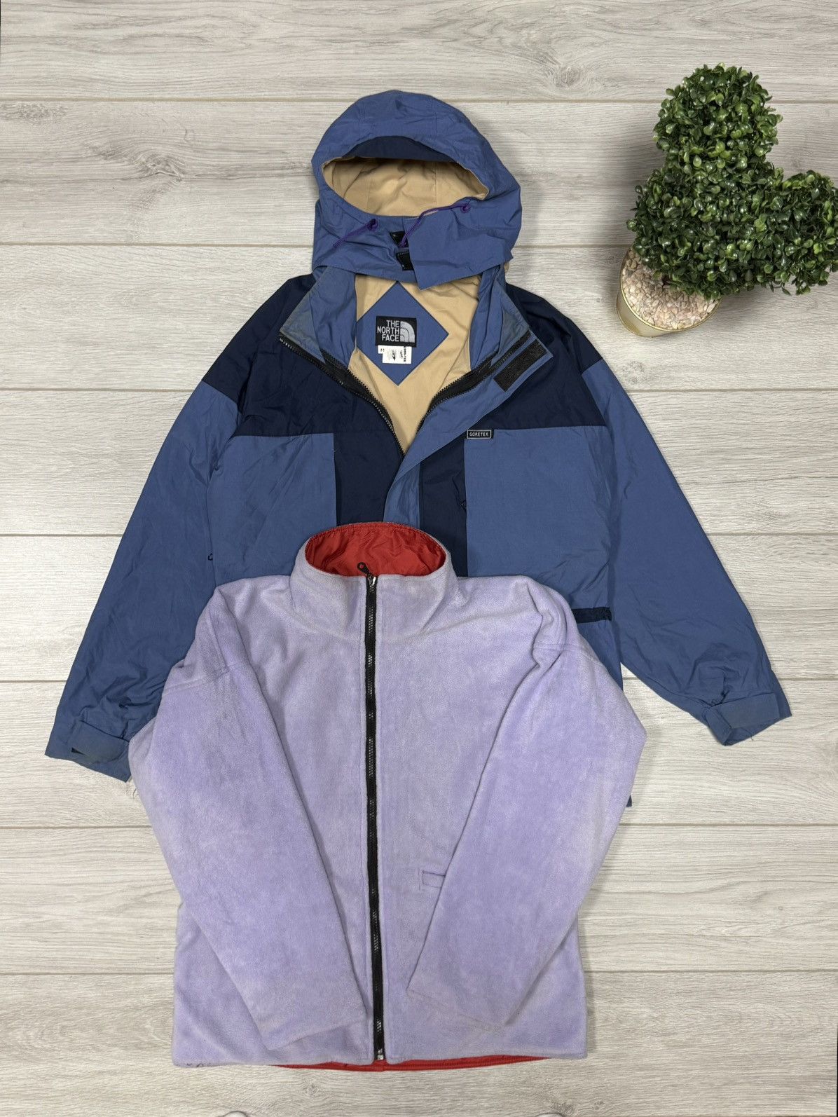 The North Face the north face stowaway 2 gore tex jacket | Grailed