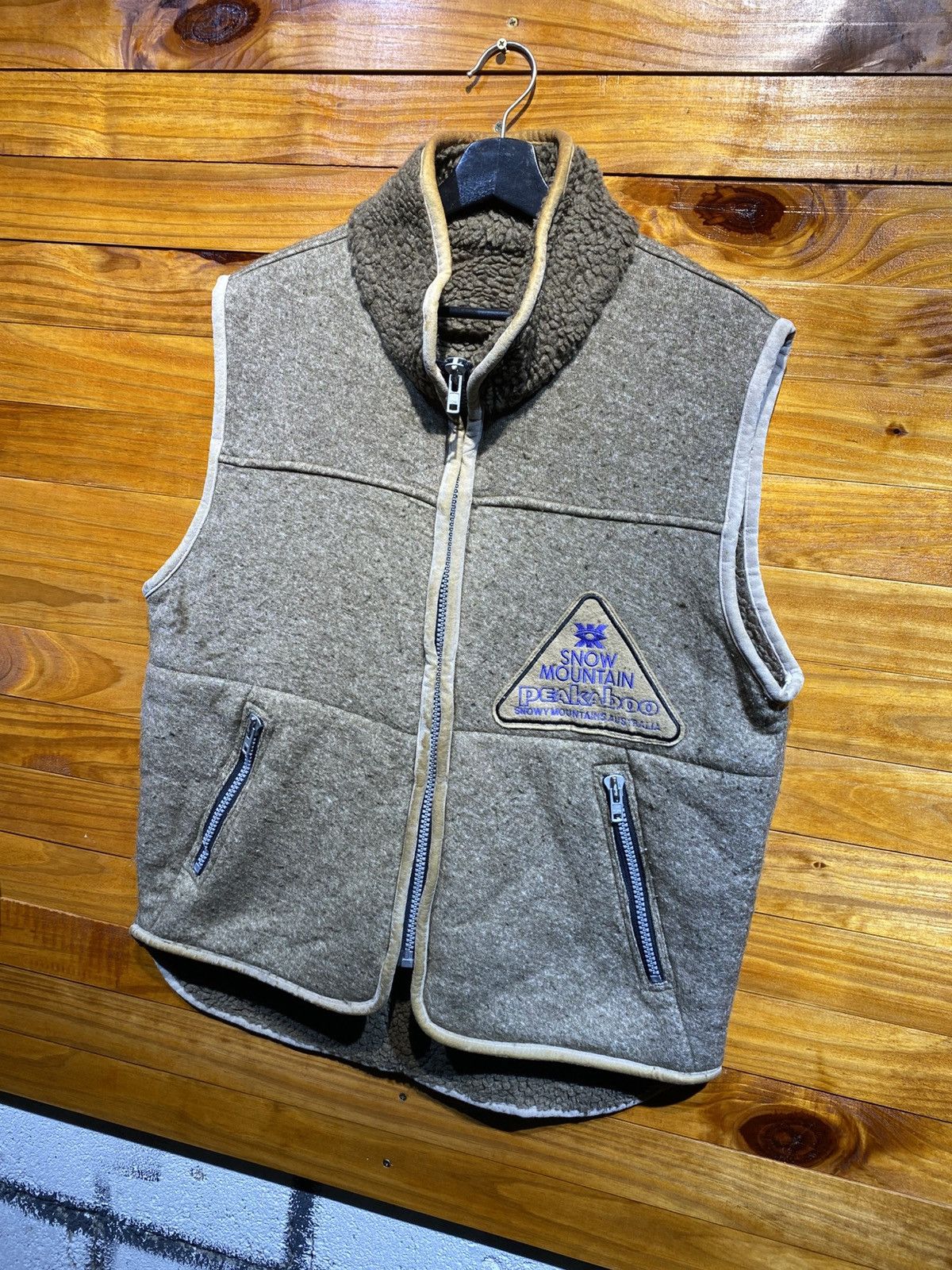 Vintage Vintage Peak A Boo by Basil Snow Mountain Fleece Vest Size US M / EU 48-50 / 2 - 4 Thumbnail