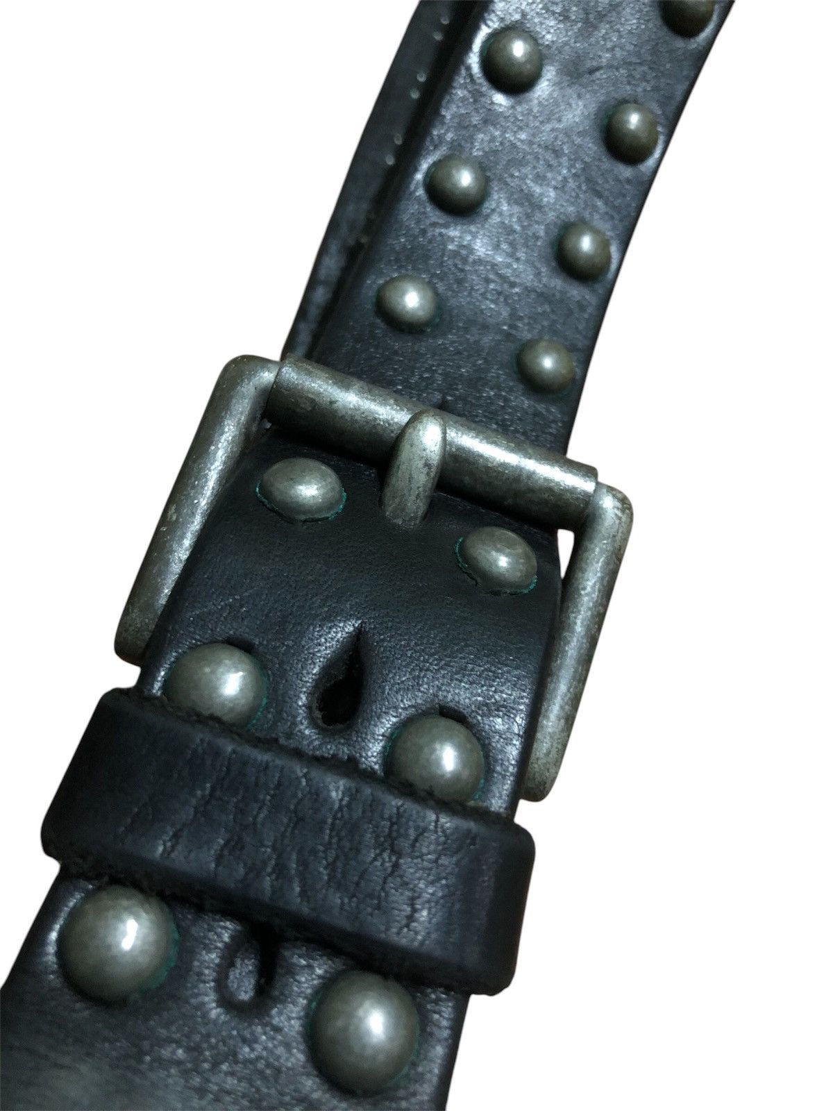 Handmade × Japanese Brand × Vintage VINTAGE WORKS HAND MADE LEATHER BELT DH5550 Size 34 - 9 Thumbnail