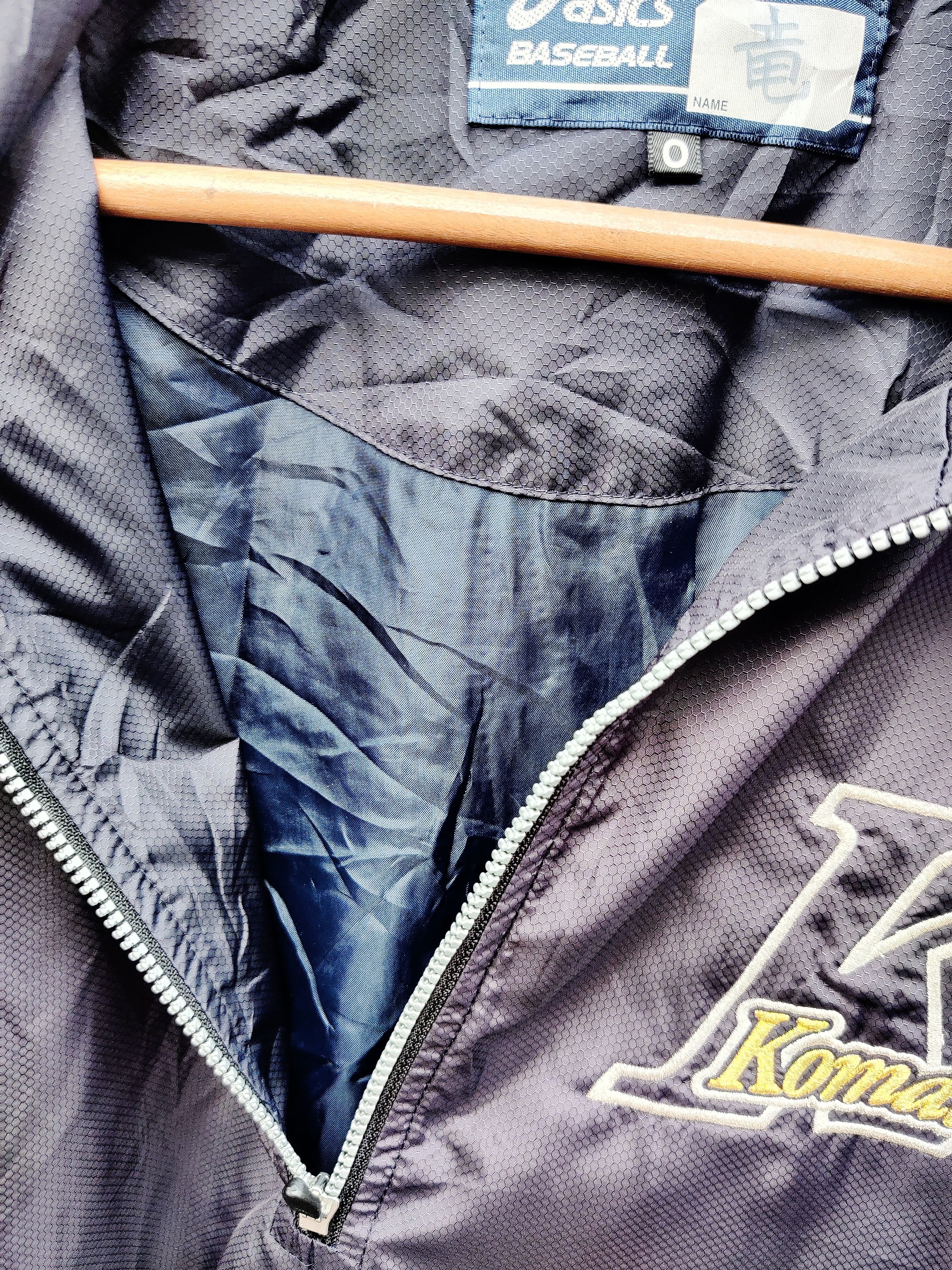 Japanese Brand Vintage Hald Zipper Komatsubara MLB Asics Baseball Jacket Size US XL / EU 56 / 4 - 5 Thumbnail