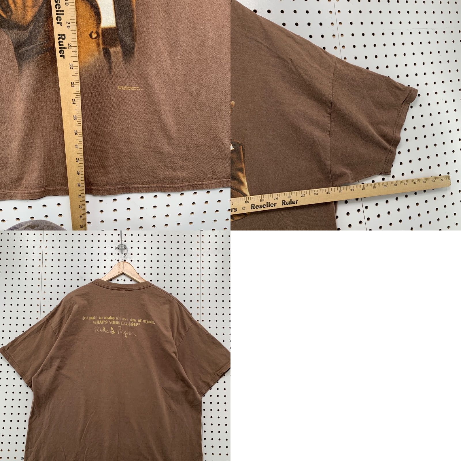 Vintage VINTAGE Richard Pryor Zion Shirt Mens 2XL Brown Comedian Short Sleeve Size US XXL / EU 58 / 5 - 9 Thumbnail