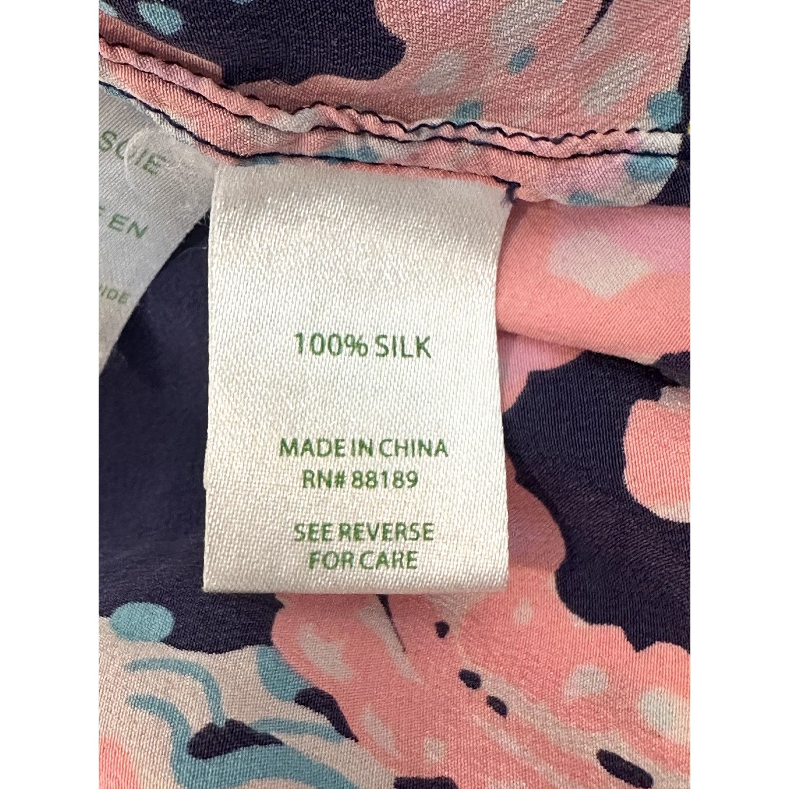 Lilly Pulitzer Lilly Pulitzer Women's 100% Silk Racerback Scoop Neck Tank S Size S / US 4 / IT 40 - 9 Thumbnail