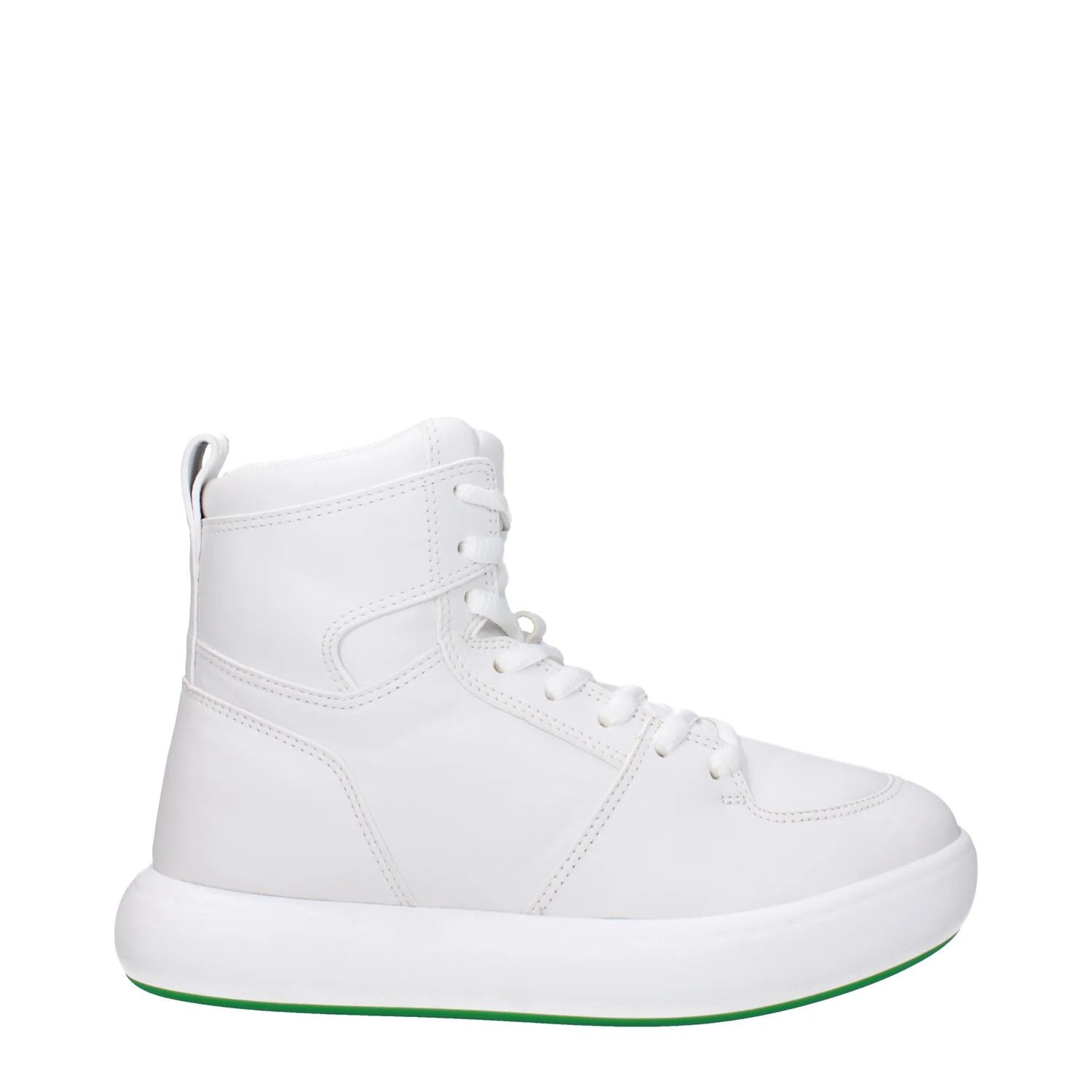 Bottega Veneta ob1o1e0325 Leather Sneakers in White Size US 6 / EU 39 - 1 Thumbnail