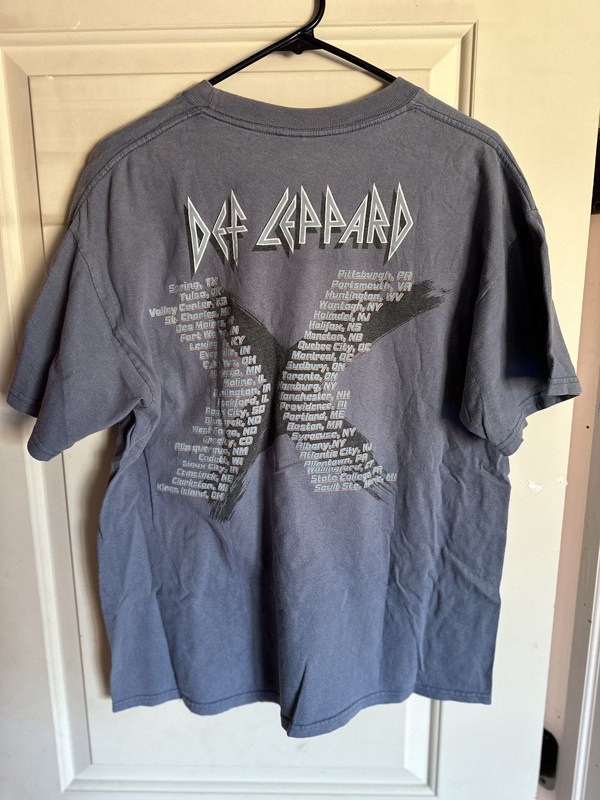 Band Tees × Vintage Def Leppard 2003 Tour T-Shirt Size US L / EU 52-54 / 3 - 4 Thumbnail
