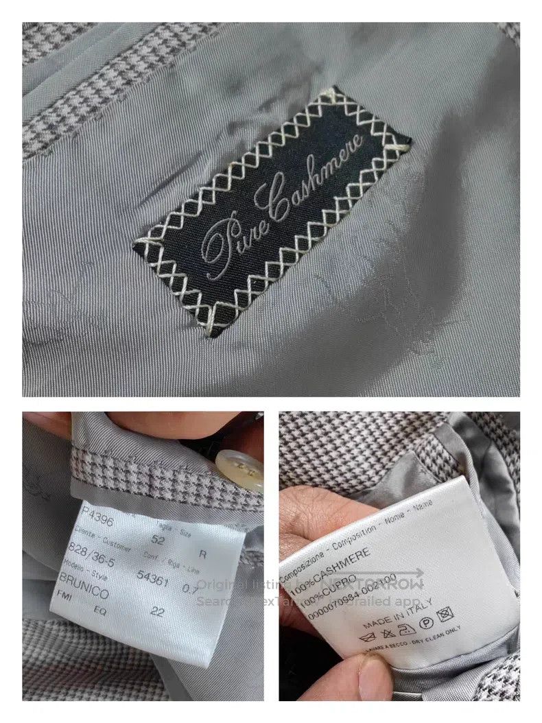Brioni Brioni Pure cashmere handmade single-breasted suit Size US L / EU 52-54 / 3 - 7 Thumbnail